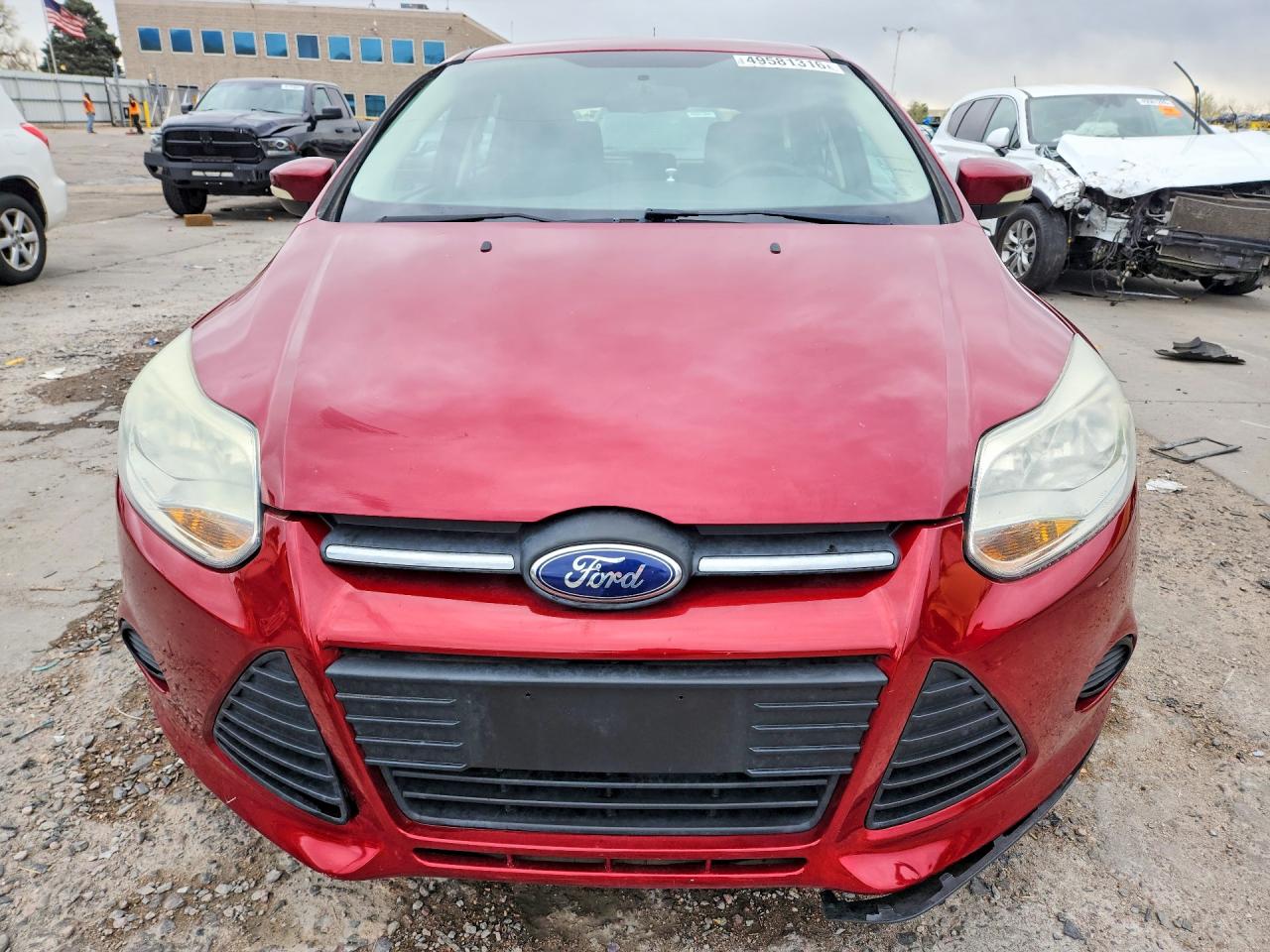 2014 Ford Focus Se Red vin: 1FADP3K20EL220053