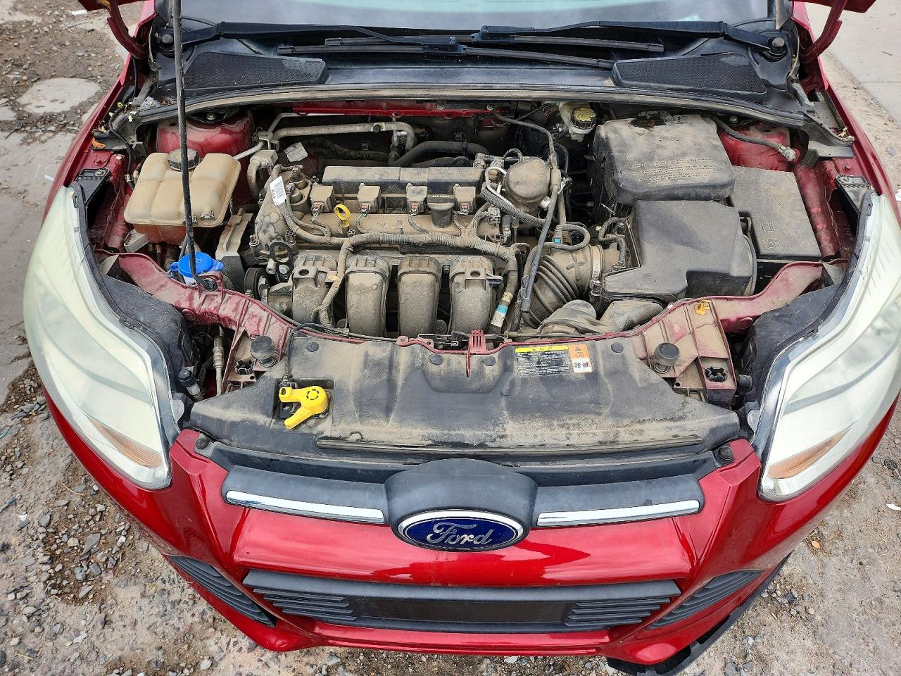 2014 Ford Focus Se Red vin: 1FADP3K20EL220053