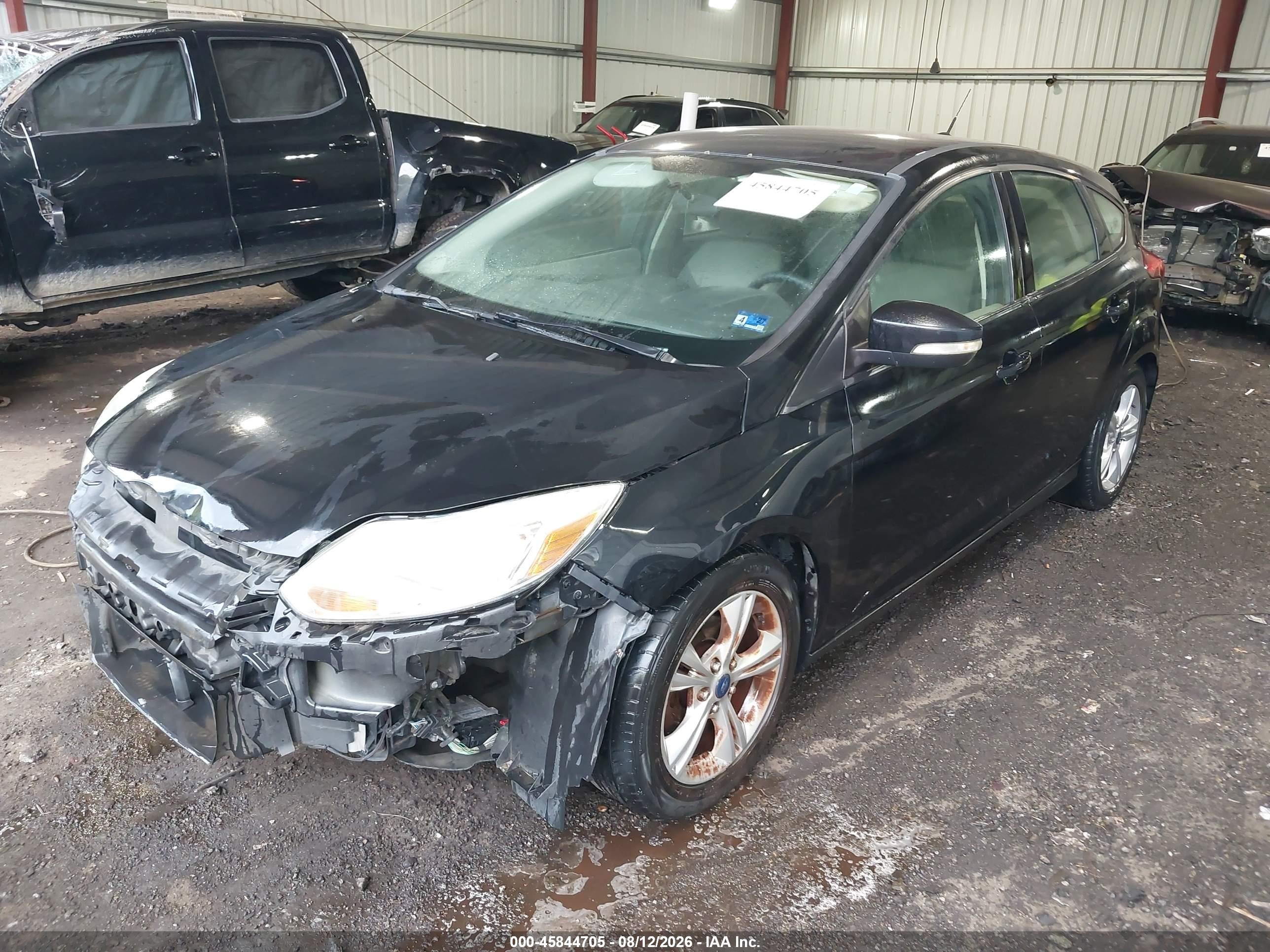 2014 Ford Focus Se Black vin: 1FADP3K20EL244658