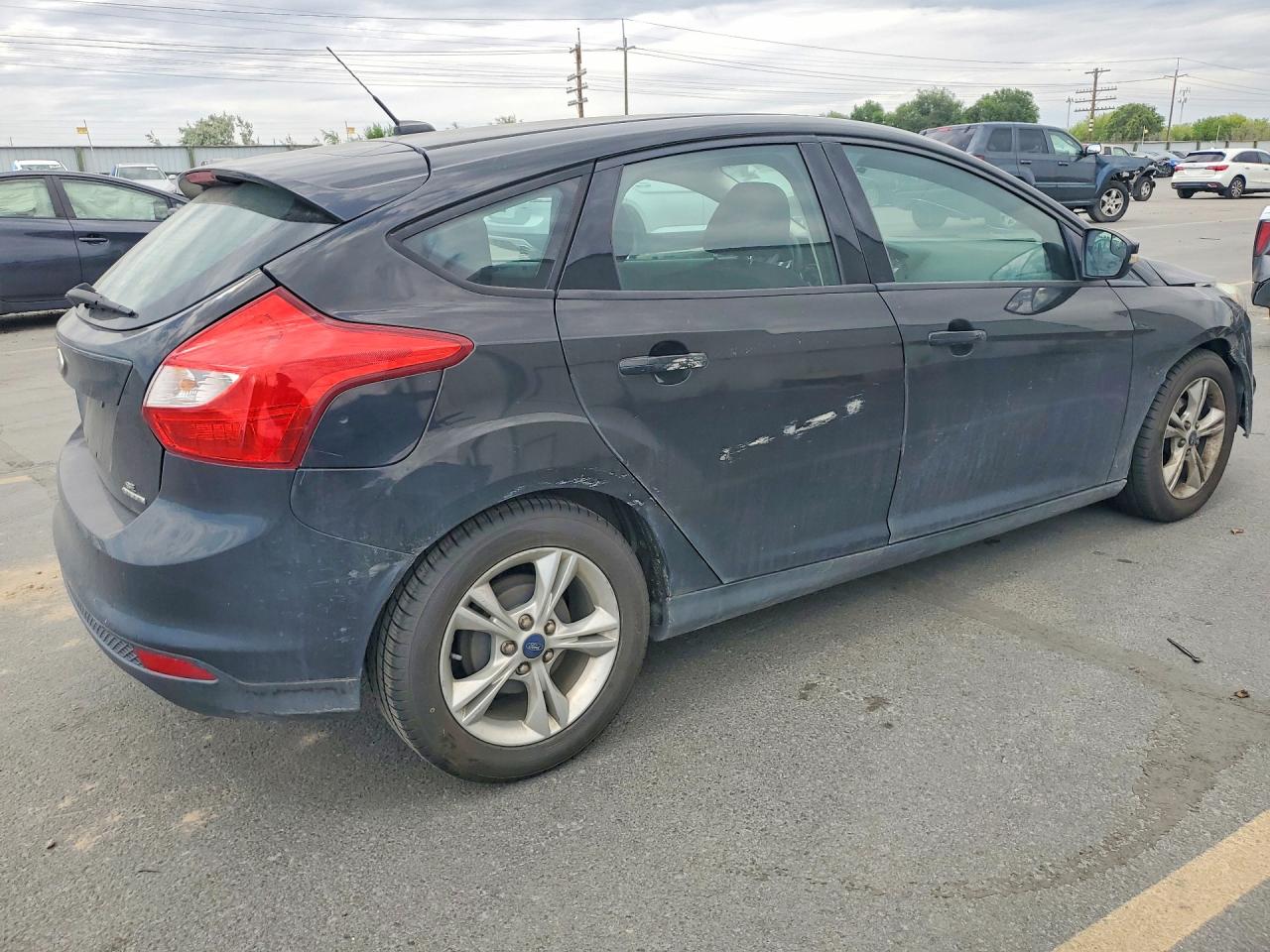 2014 Ford Focus Se Black vin: 1FADP3K20EL278258