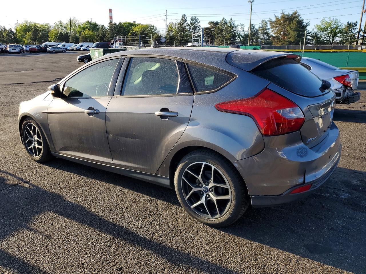 2014 Ford Focus Se Gray vin: 1FADP3K20EL281483