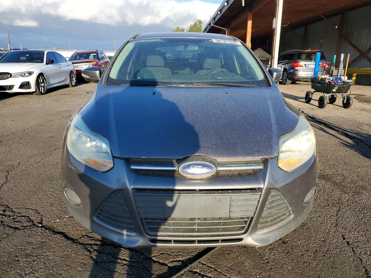 2014 Ford Focus Se Gray vin: 1FADP3K20EL281483