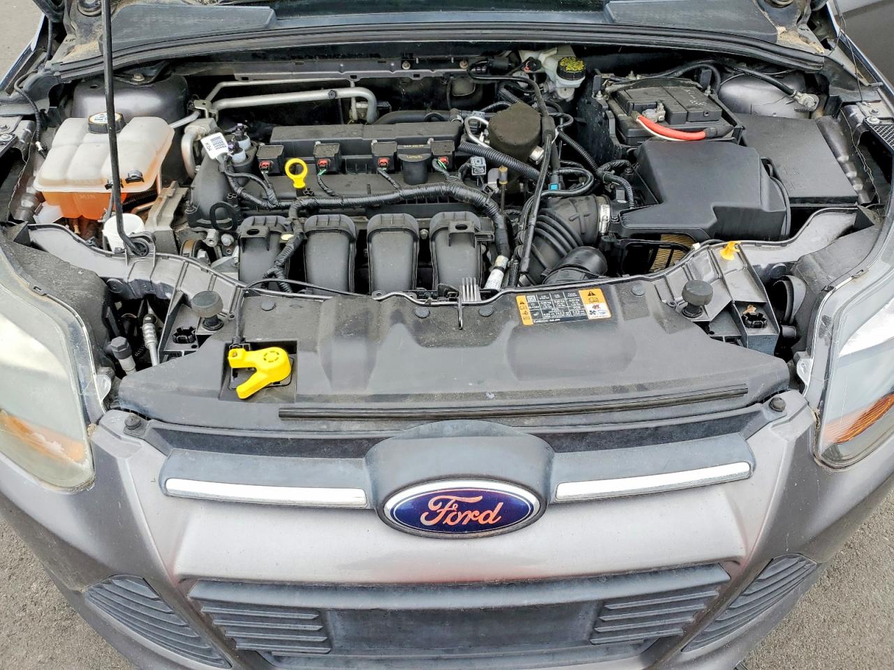 2014 Ford Focus Se Gray vin: 1FADP3K20EL290409