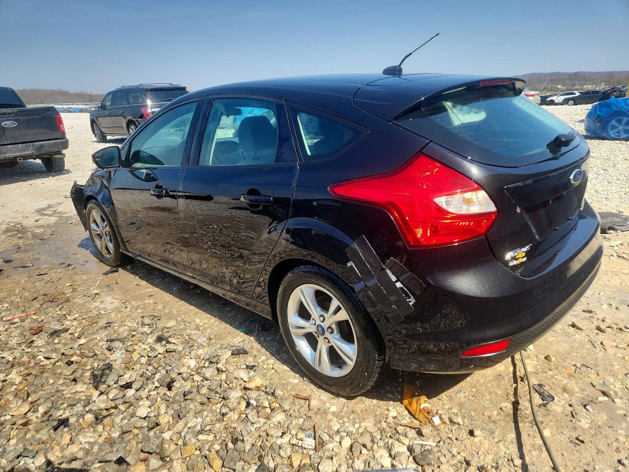 2014 Ford Focus Se Black vin: 1FADP3K20EL295156