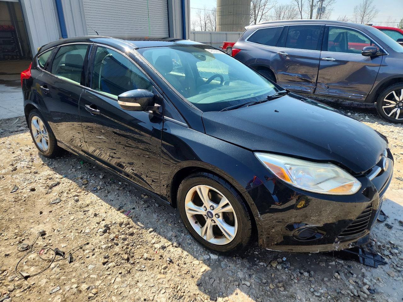 2014 Ford Focus Se Black vin: 1FADP3K20EL295156
