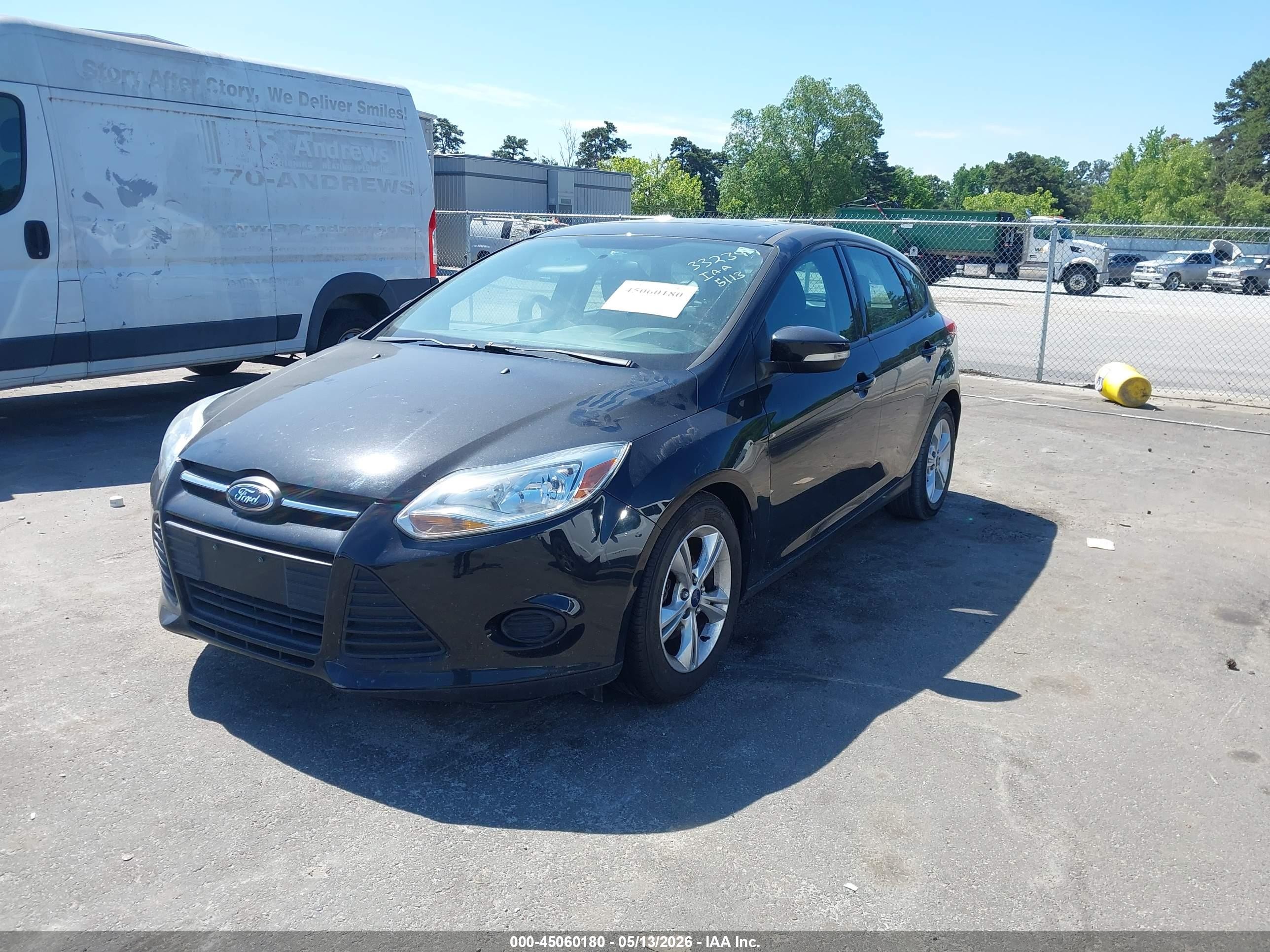 2014 Ford Focus Se Black vin: 1FADP3K20EL332397