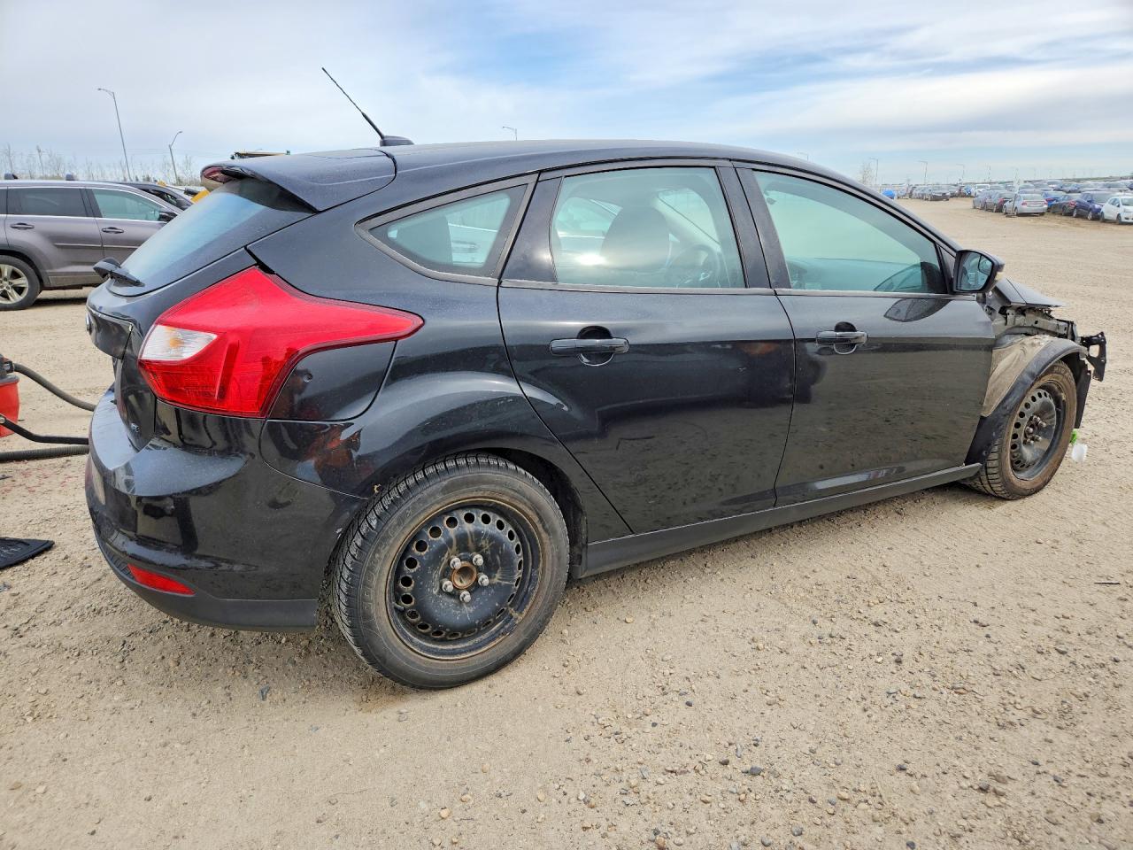 2014 Ford Focus Se Black vin: 1FADP3K20EL338135