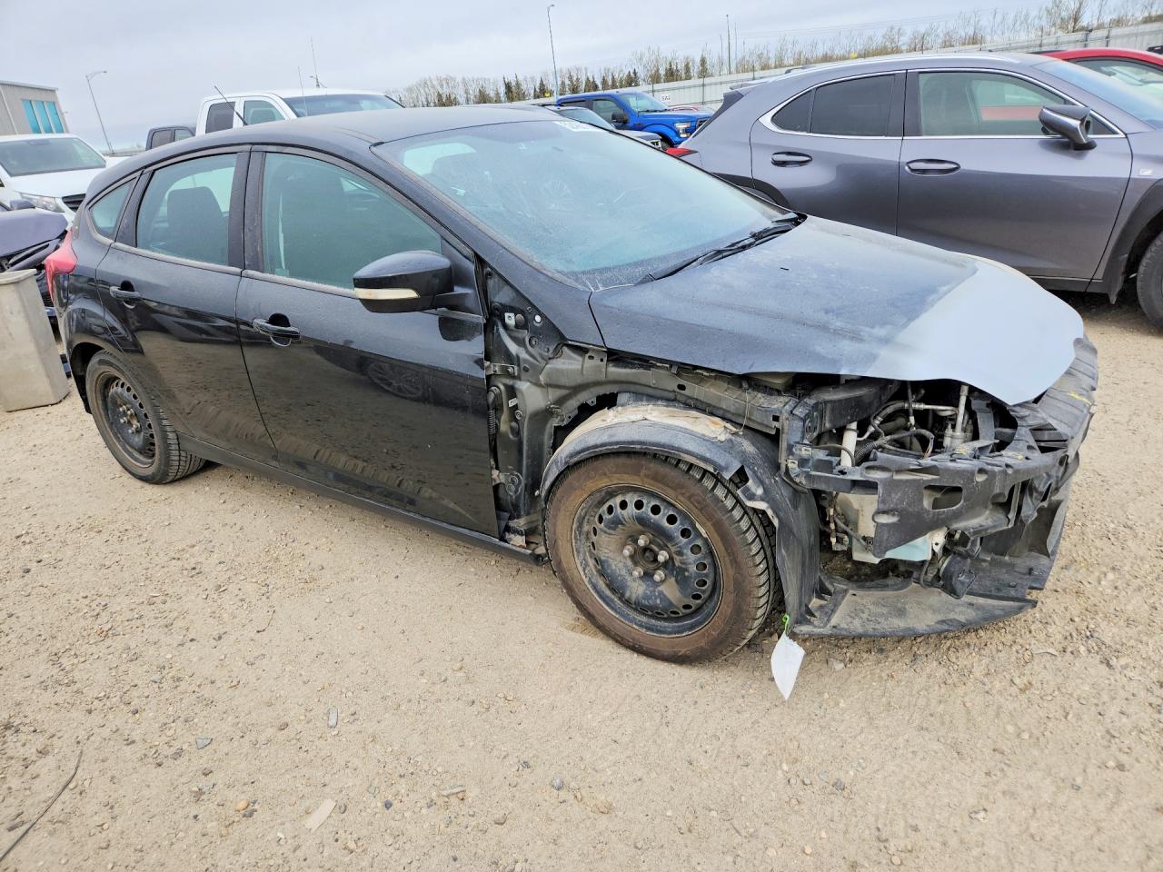 2014 Ford Focus Se Black vin: 1FADP3K20EL338135