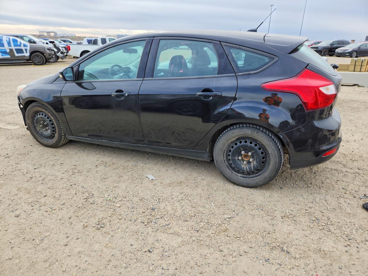 2014 Ford Focus Se Black vin: 1FADP3K20EL338135