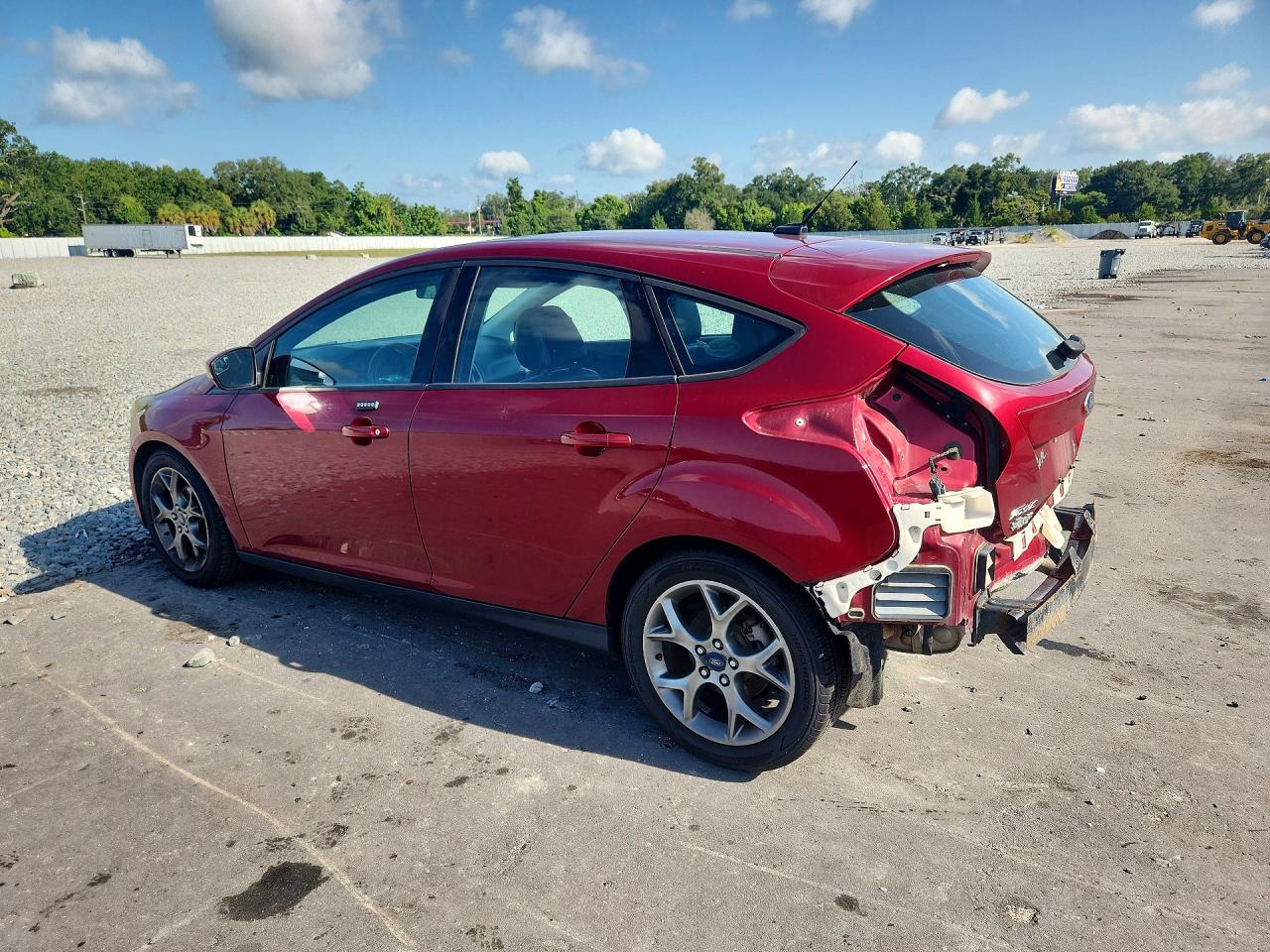 2014 Ford Focus Se Burgundy vin: 1FADP3K20EL363021