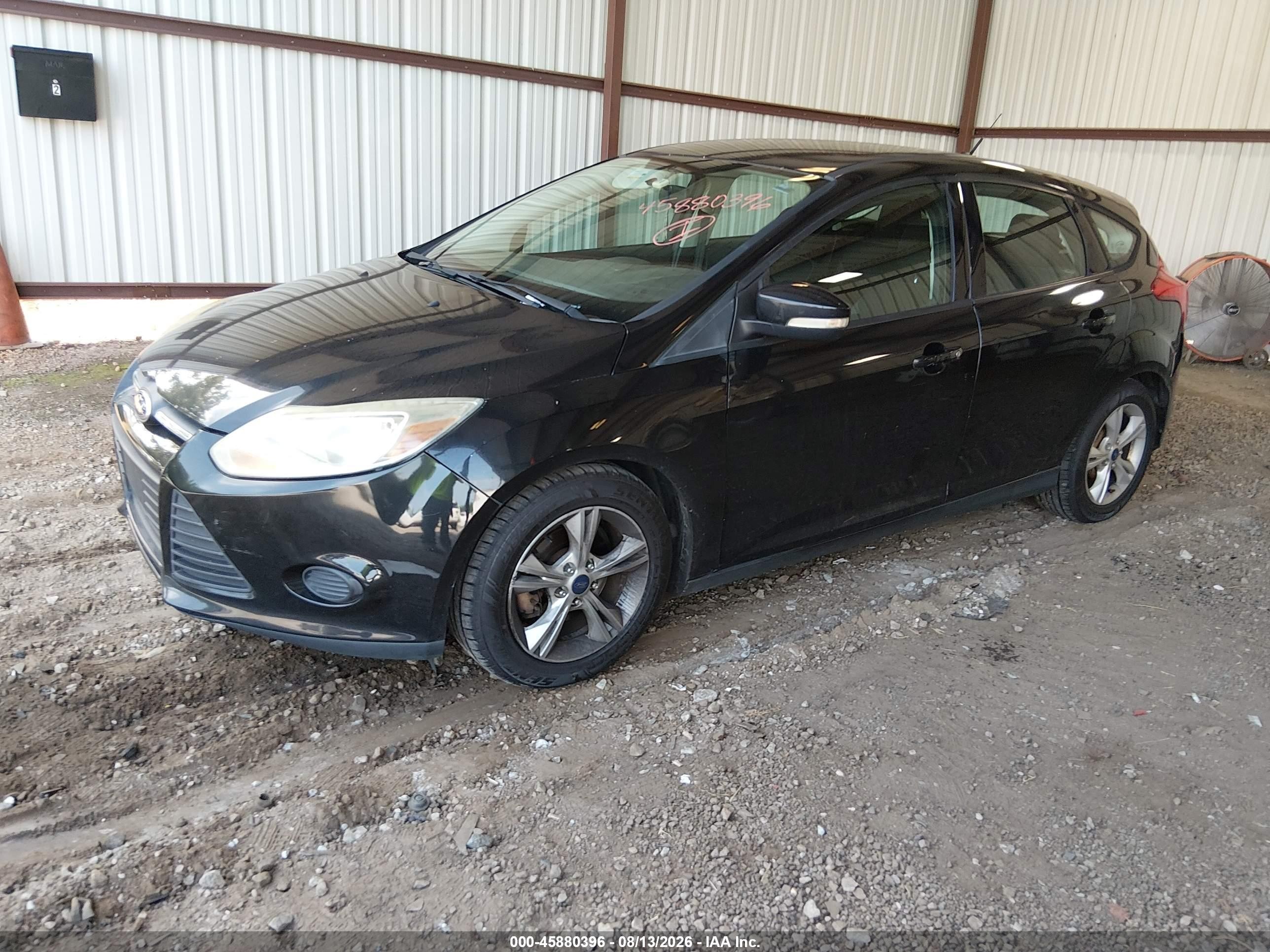 2014 Ford Focus Se Black vin: 1FADP3K20EL392731