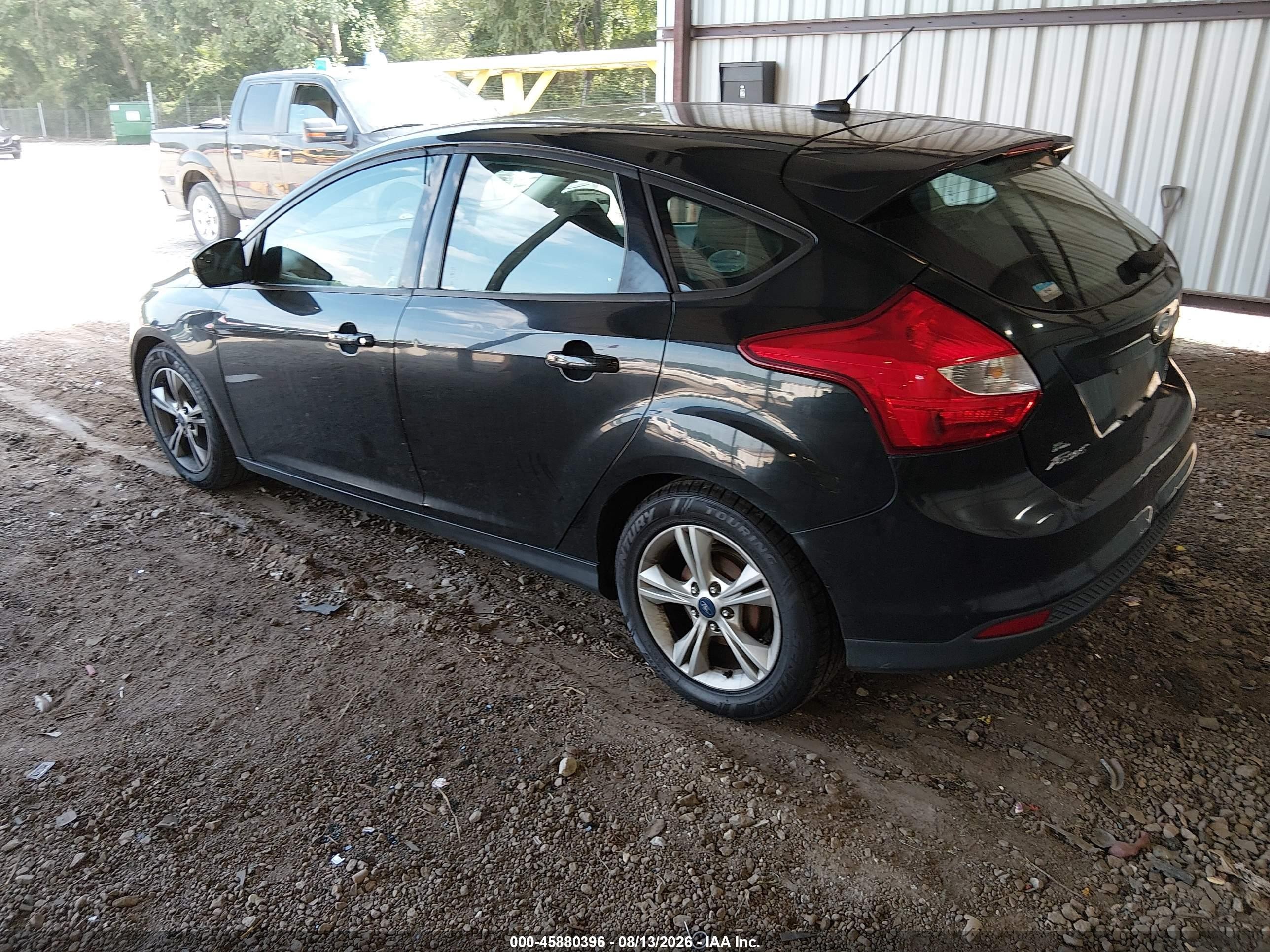 2014 Ford Focus Se Black vin: 1FADP3K20EL392731