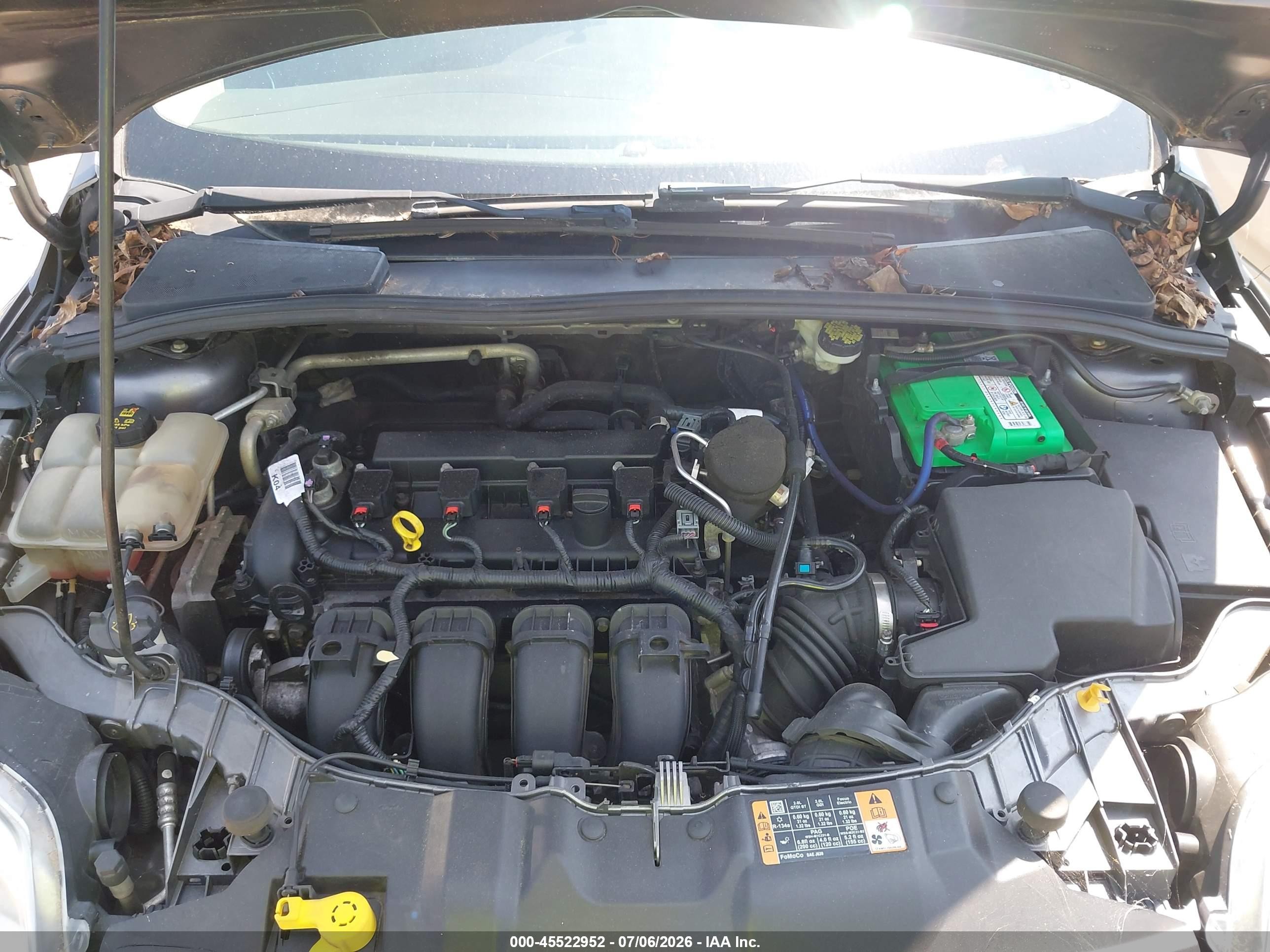 2014 Ford Focus Se Gray vin: 1FADP3K20EL395676