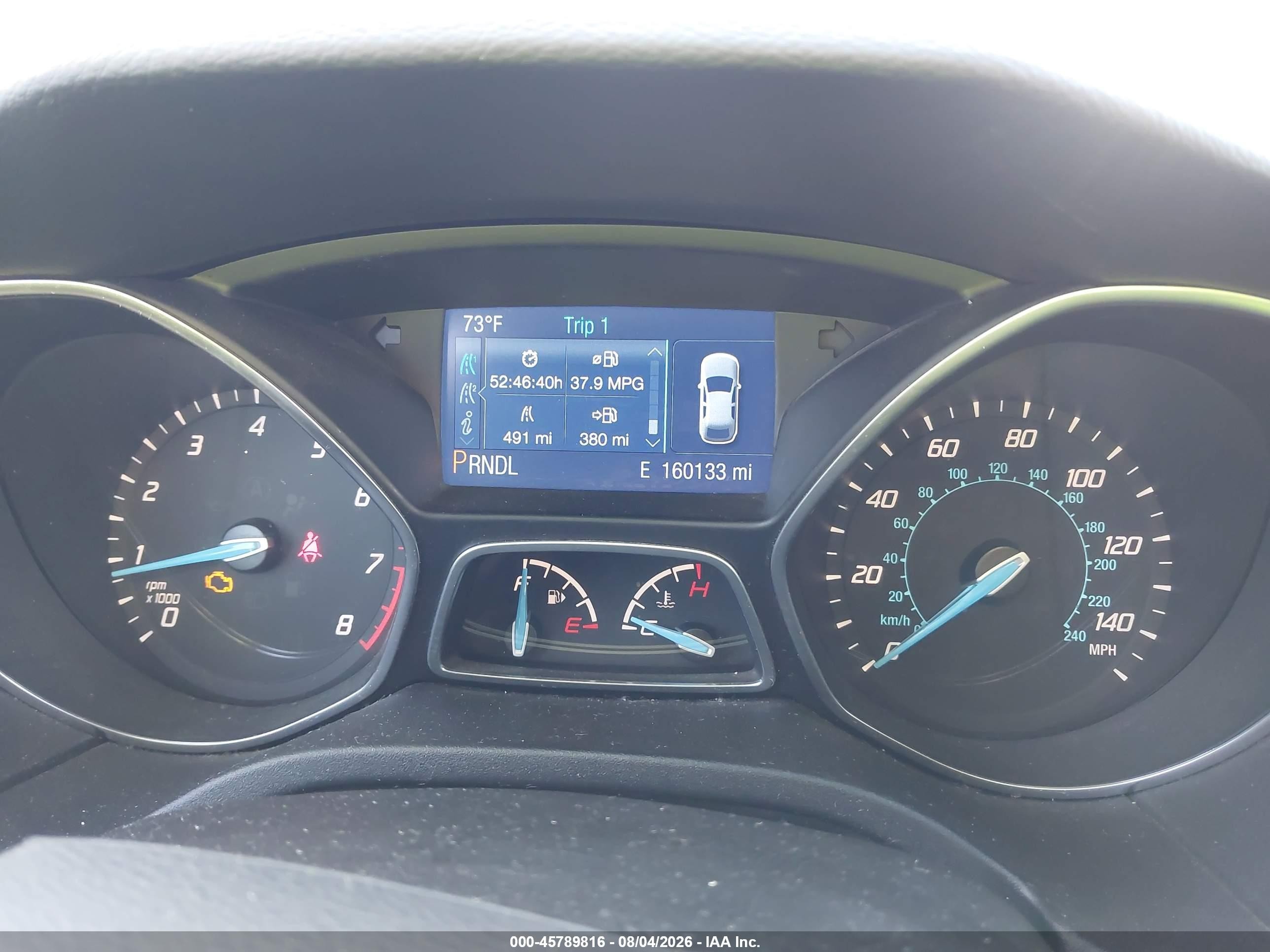 2014 Ford Focus Se Blue vin: 1FADP3K20EL431995