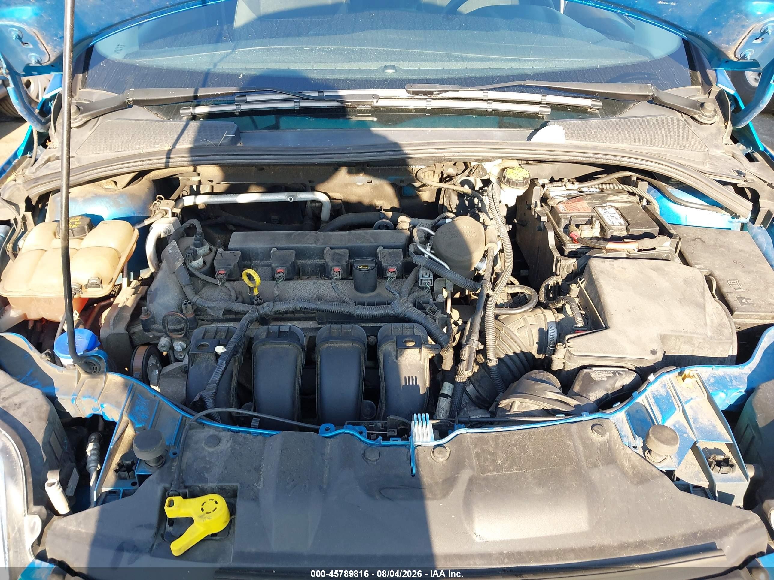 2014 Ford Focus Se Blue vin: 1FADP3K20EL431995