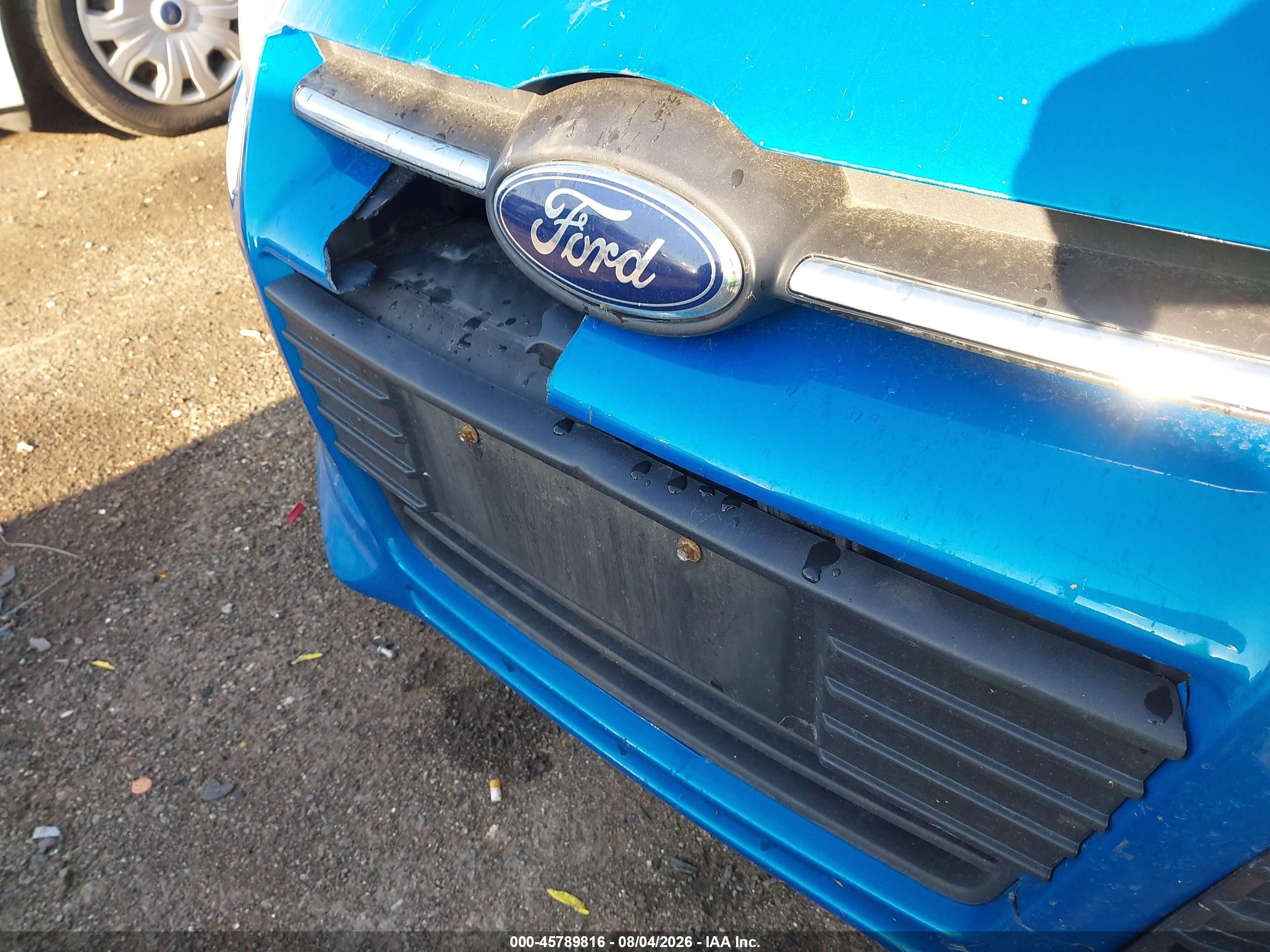 2014 Ford Focus Se Blue vin: 1FADP3K20EL431995