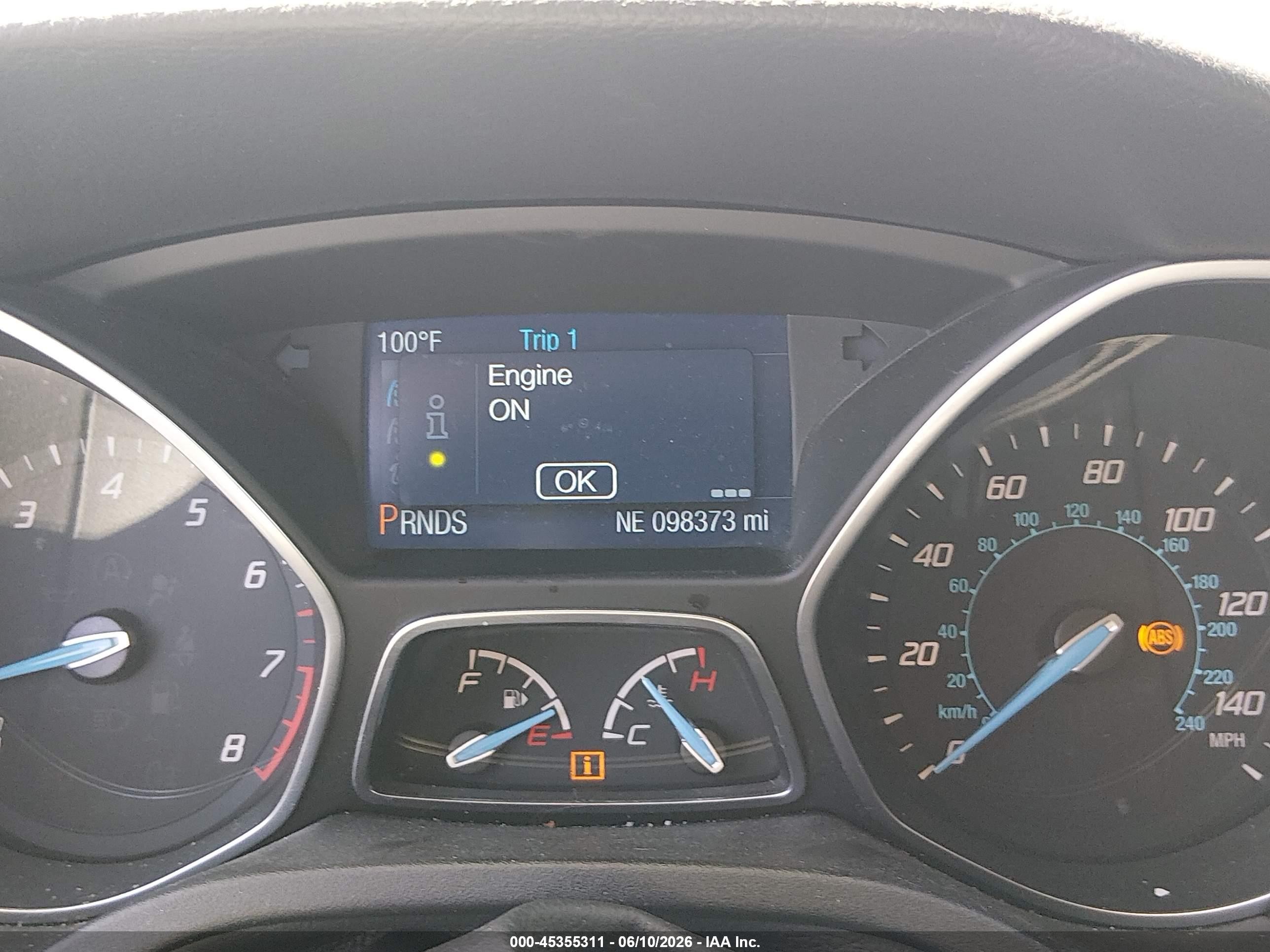 2014 Ford Focus Se Silver vin: 1FADP3K20EL444133