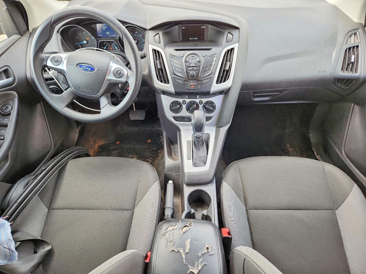 2014 Ford Focus Se Gray vin: 1FADP3K20EL448988