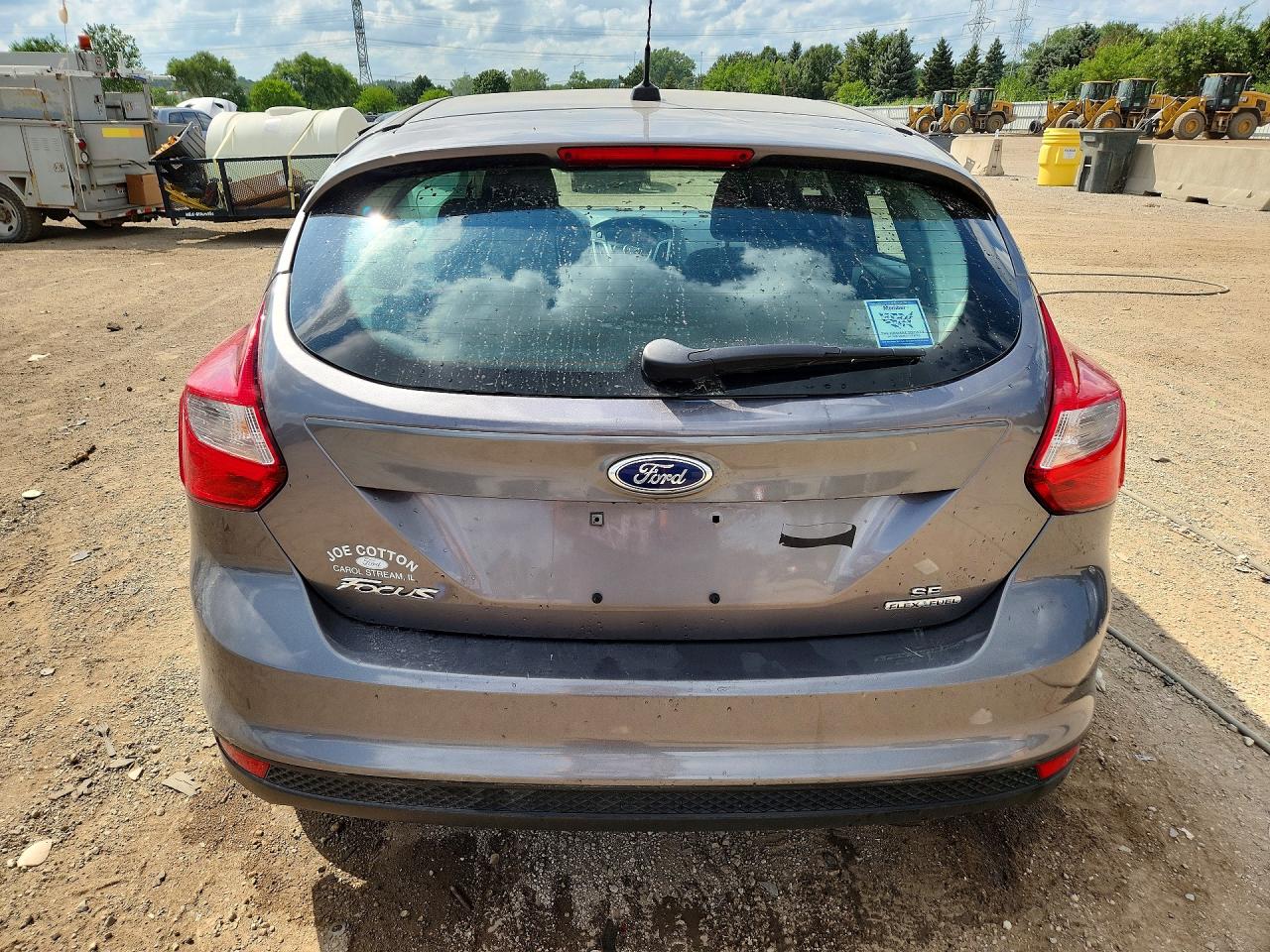 2014 Ford Focus Se Gray vin: 1FADP3K20EL448988