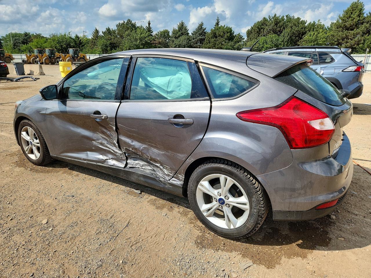 2014 Ford Focus Se Gray vin: 1FADP3K20EL448988