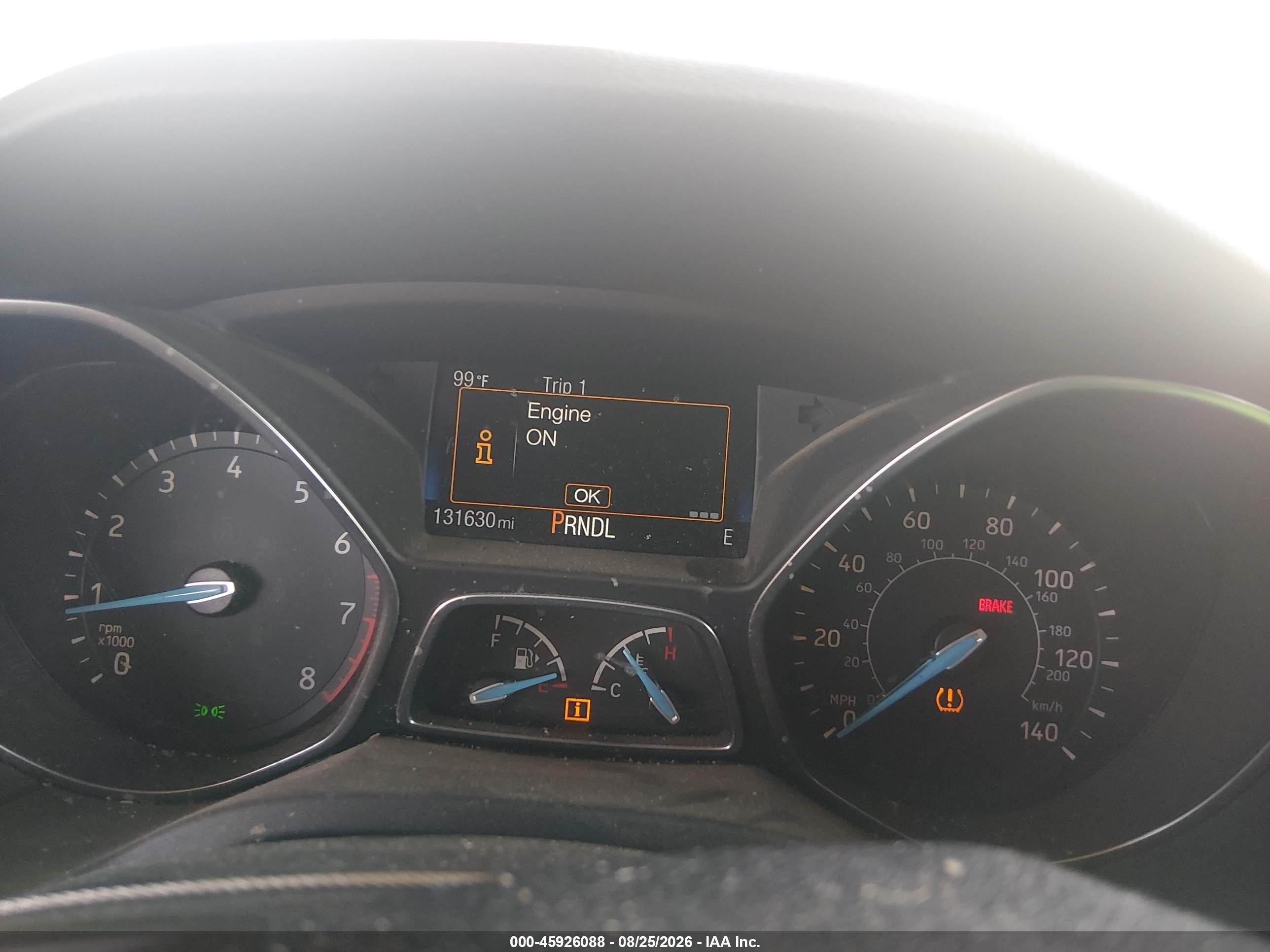 2015 Ford Focus Se Серый vin: 1FADP3K20FL203917