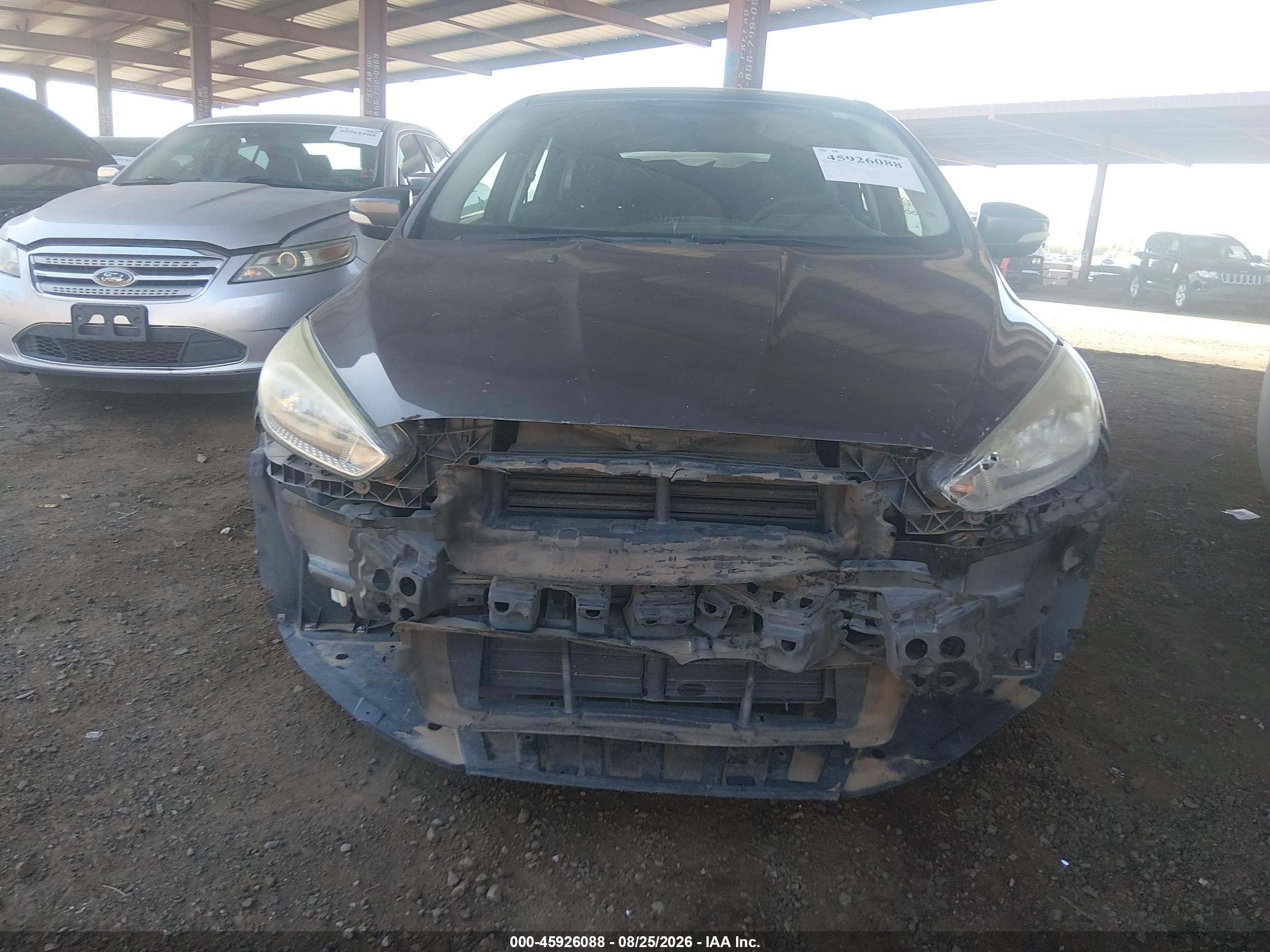 2015 Ford Focus Se Серый vin: 1FADP3K20FL203917