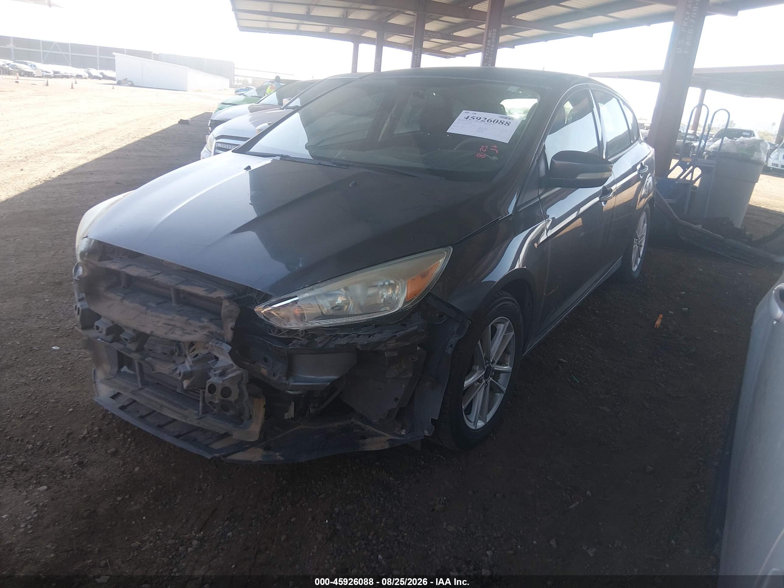 2015 Ford Focus Se Серый vin: 1FADP3K20FL203917