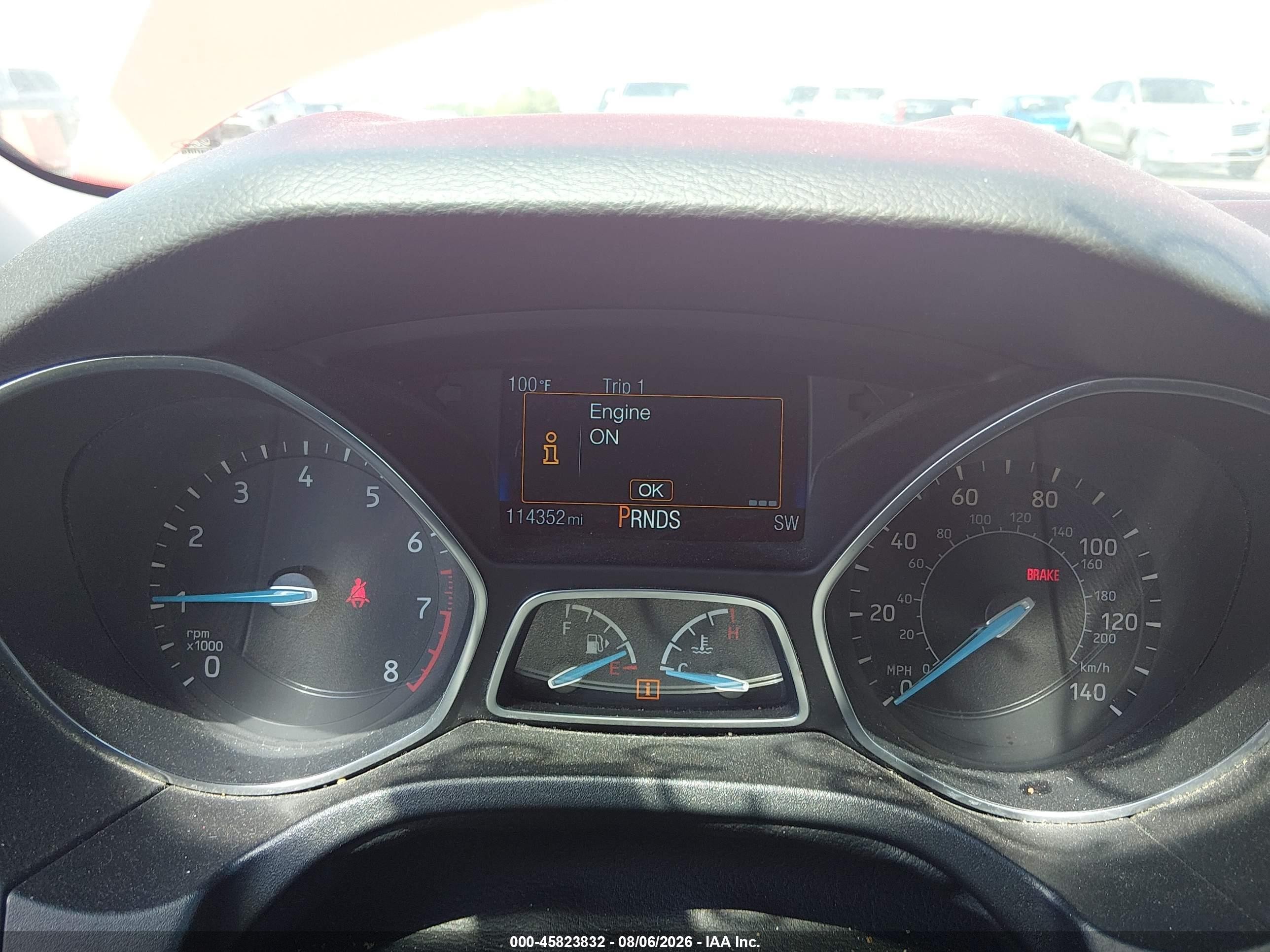 2015 Ford Focus Se Red vin: 1FADP3K20FL238294