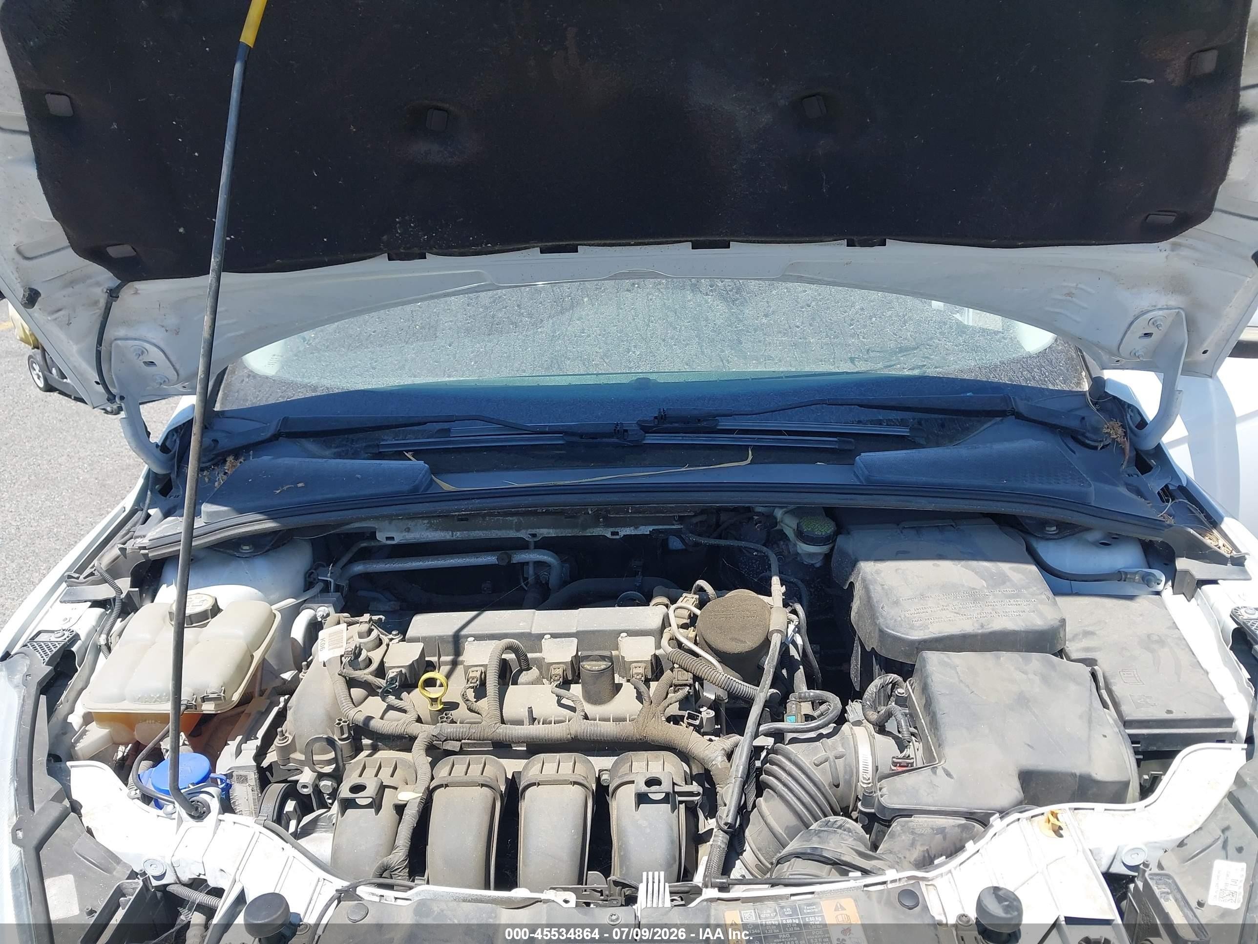 2015 Ford Focus Se White vin: 1FADP3K20FL241356