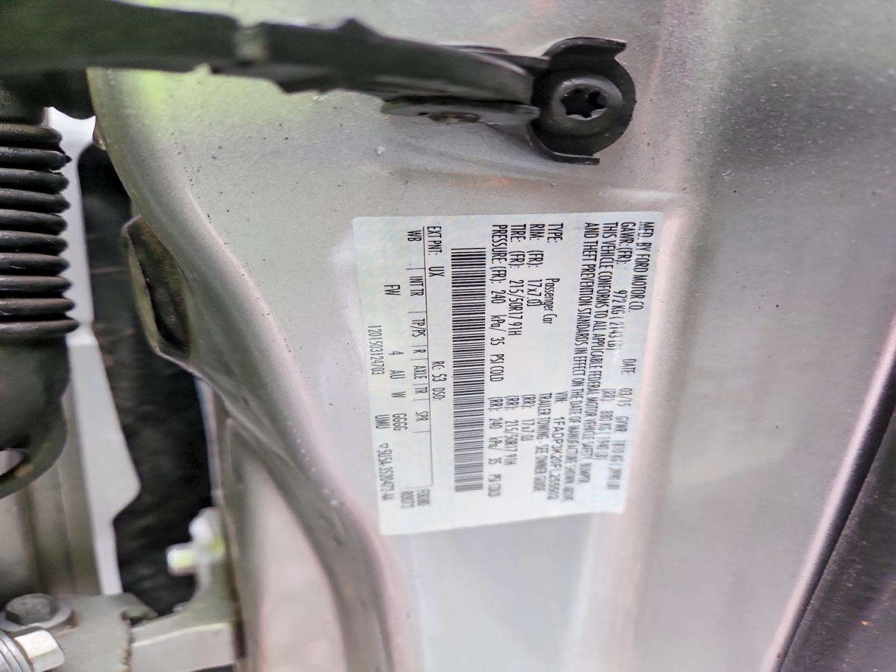 2015 Ford Focus Se Silver vin: 1FADP3K20FL255502