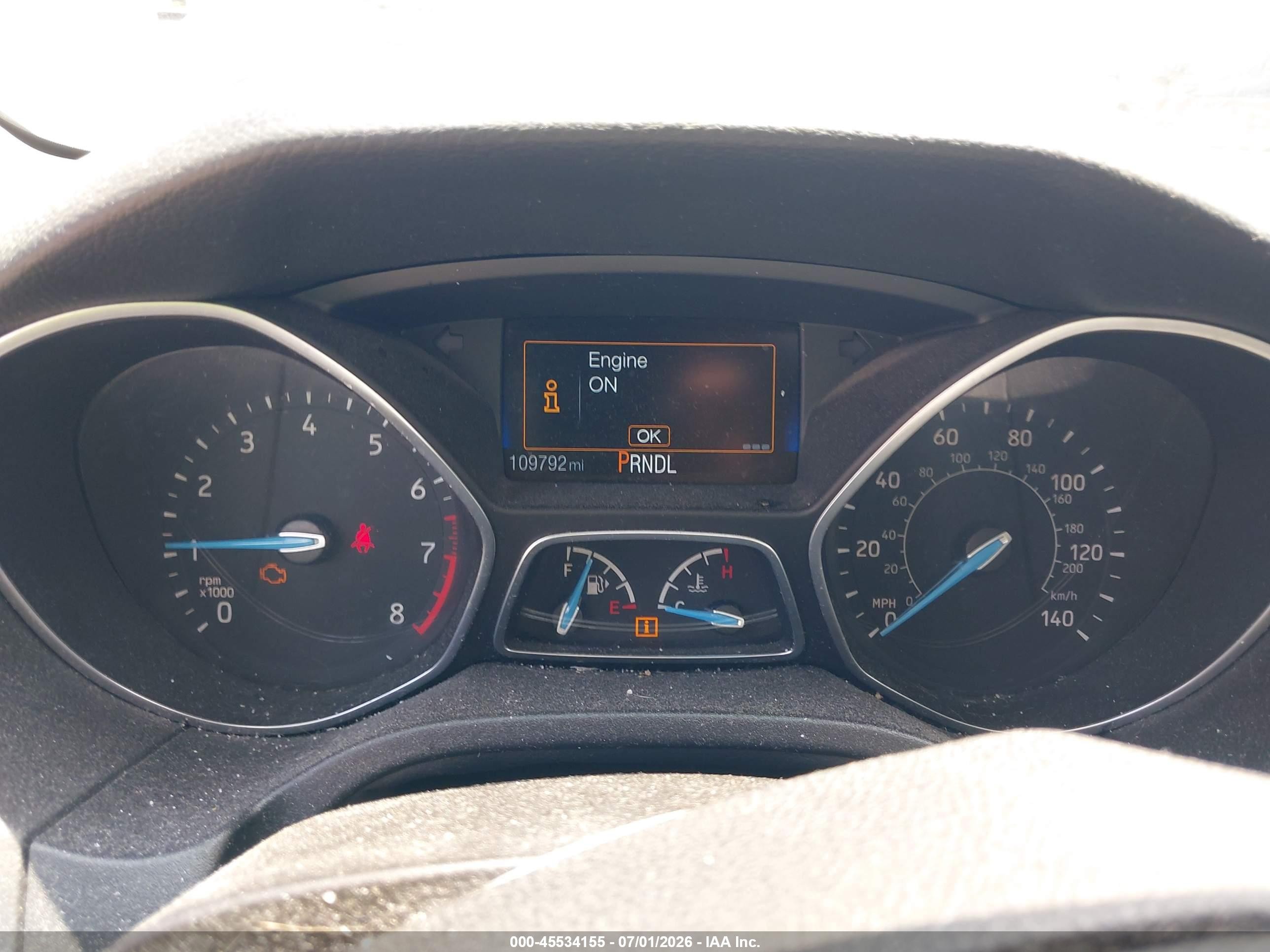 2015 Ford Focus Se Blue vin: 1FADP3K20FL295031