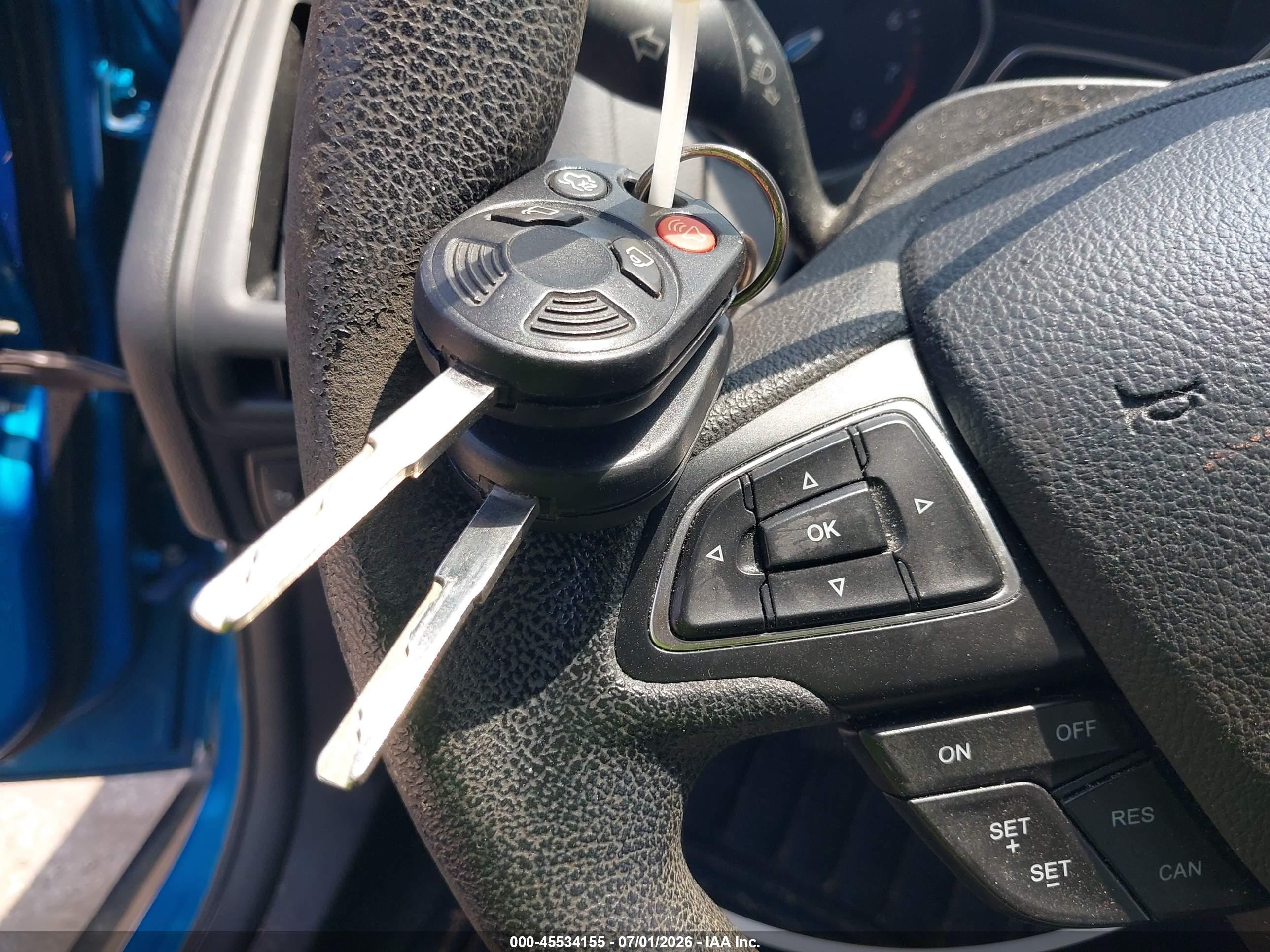 2015 Ford Focus Se Blue vin: 1FADP3K20FL295031