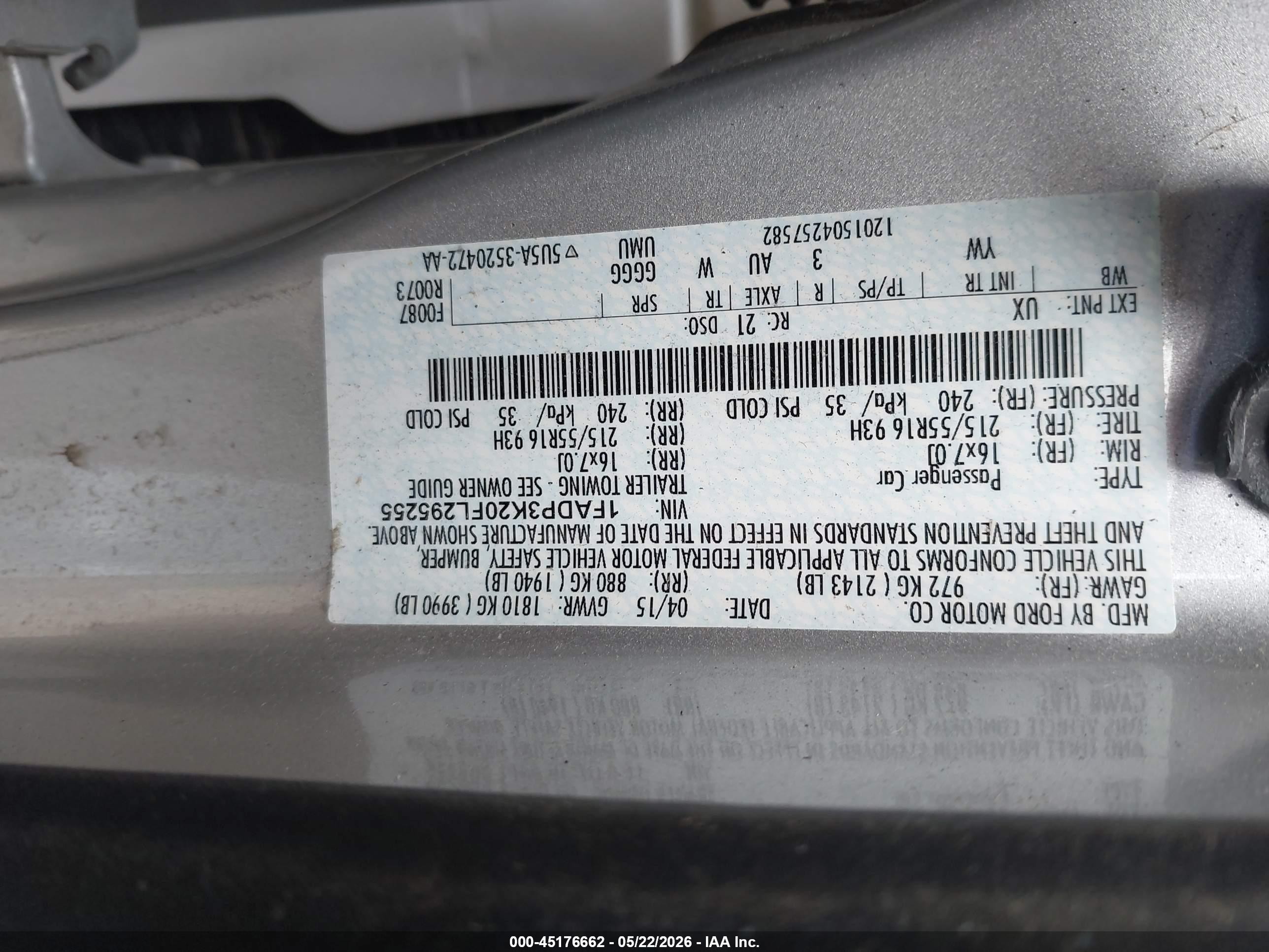 2015 Ford Focus Se Silver vin: 1FADP3K20FL295255