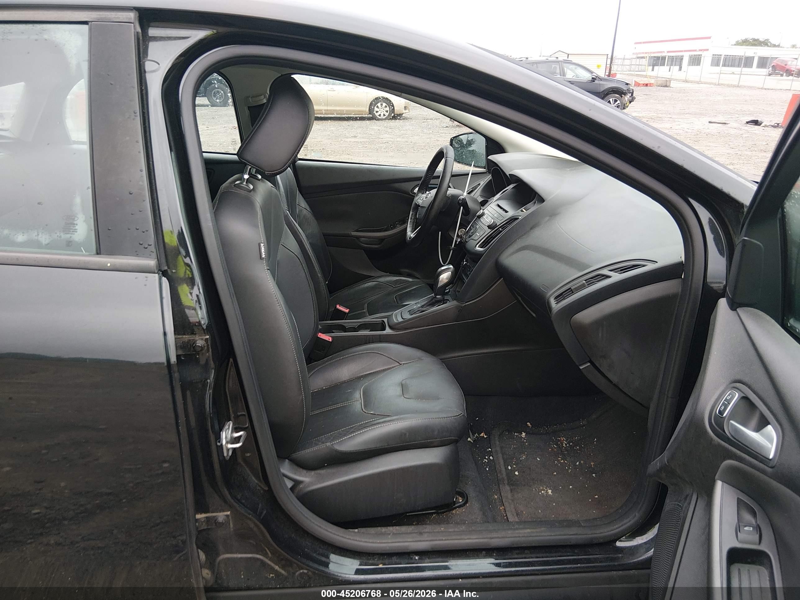 2015 Ford Focus Se Black vin: 1FADP3K20FL302771