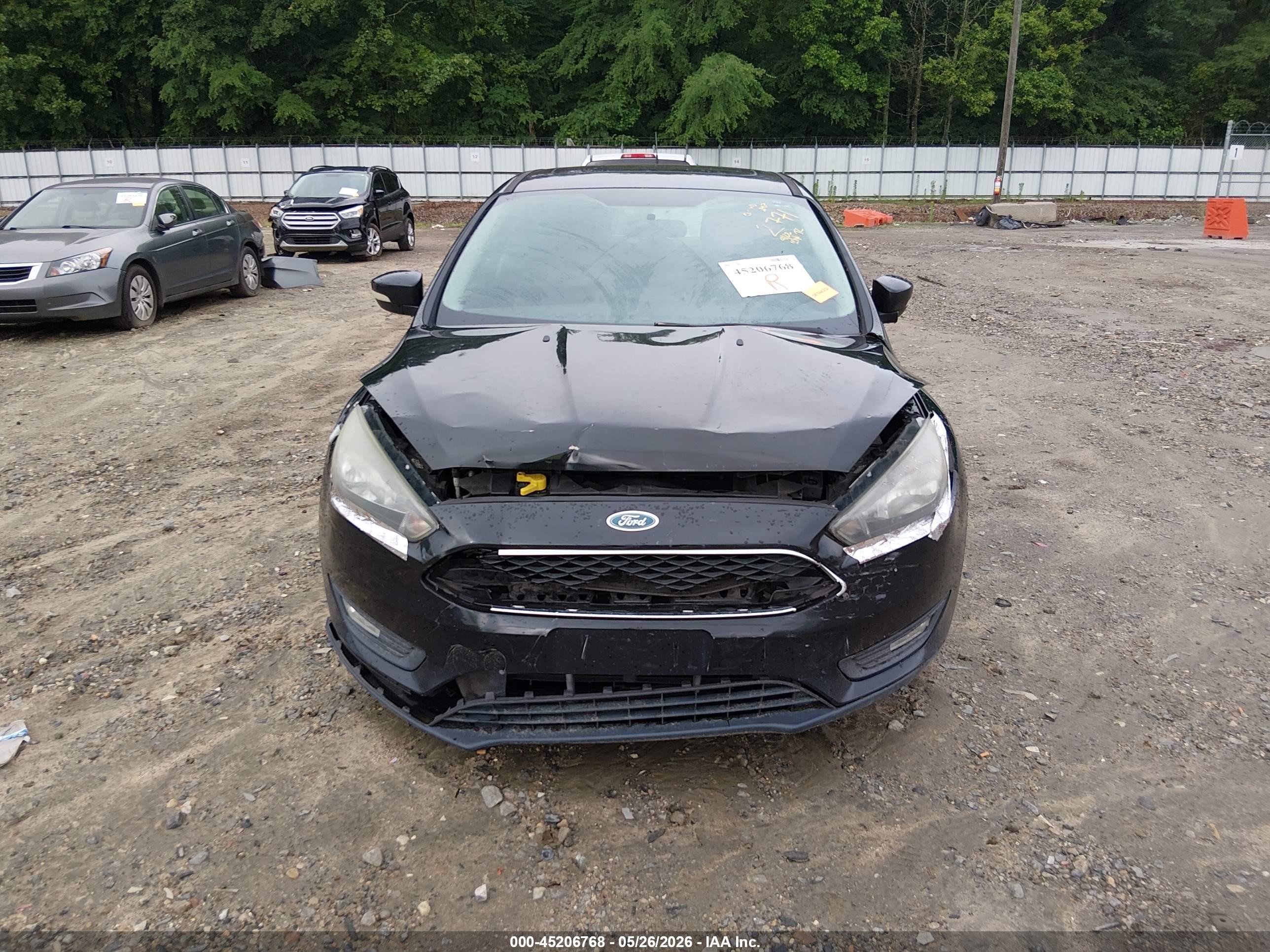 2015 Ford Focus Se Black vin: 1FADP3K20FL302771