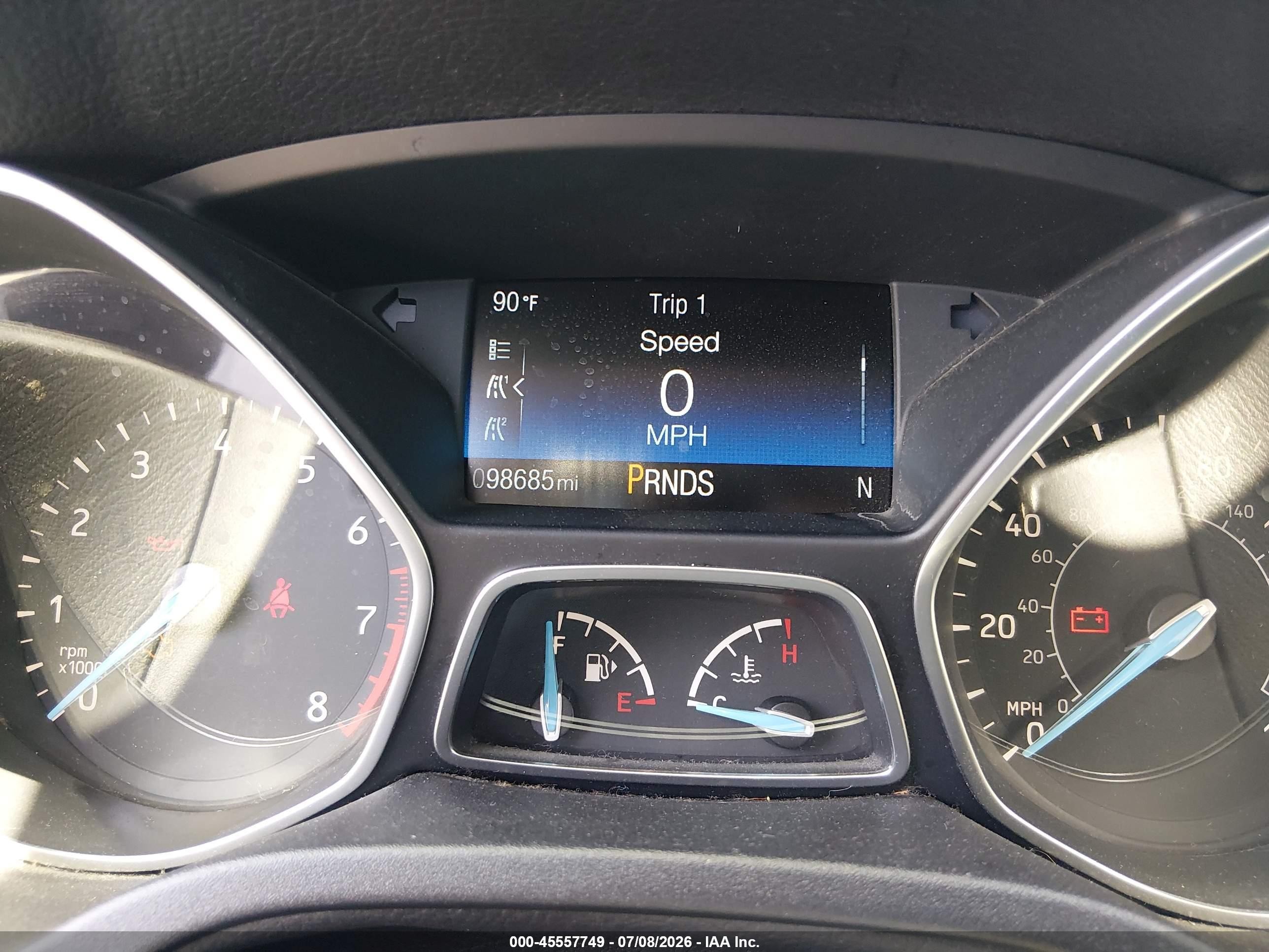 2015 Ford Focus Se White vin: 1FADP3K20FL314502