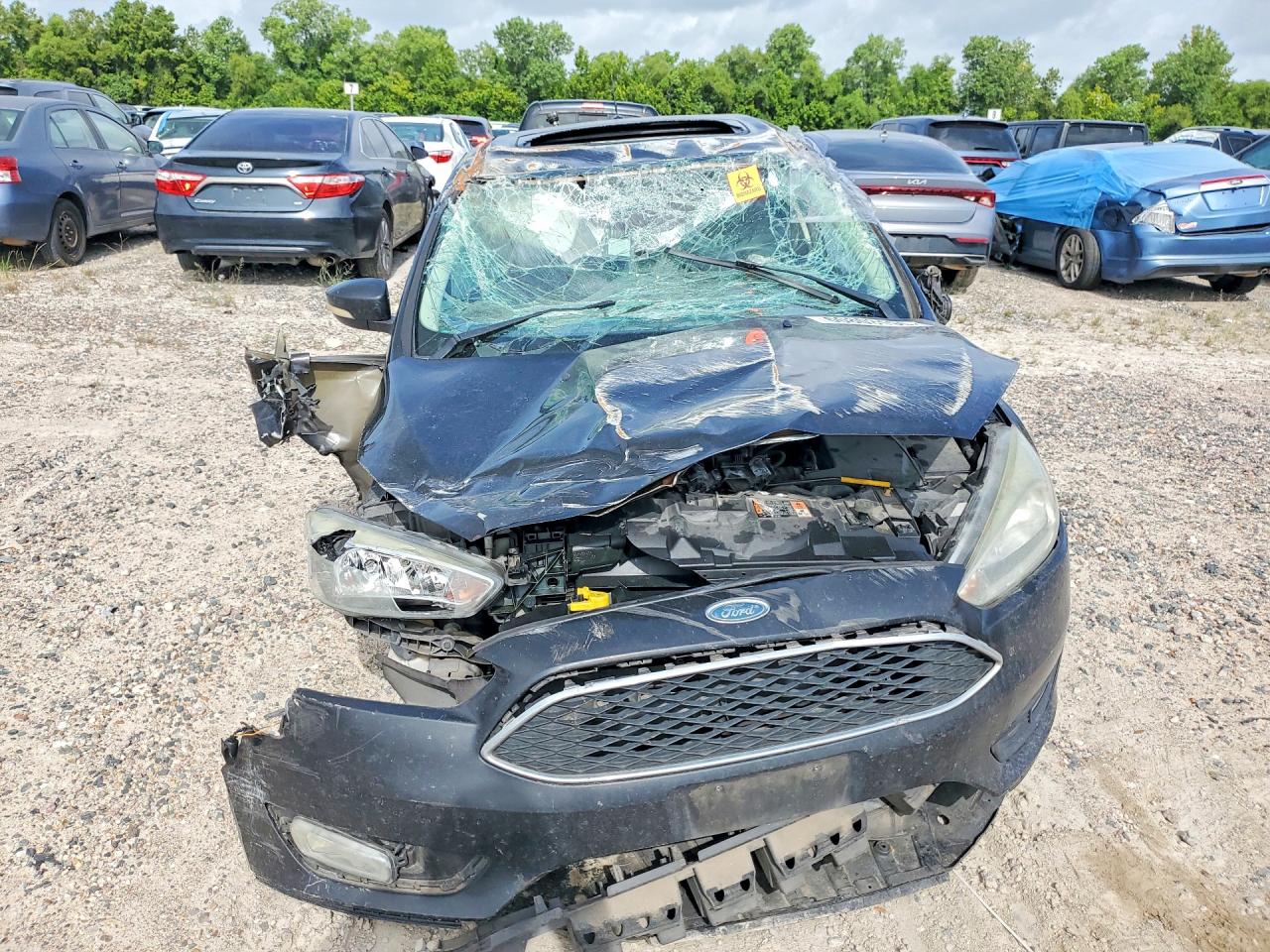 2015 Ford Focus Se Black vin: 1FADP3K20FL323507