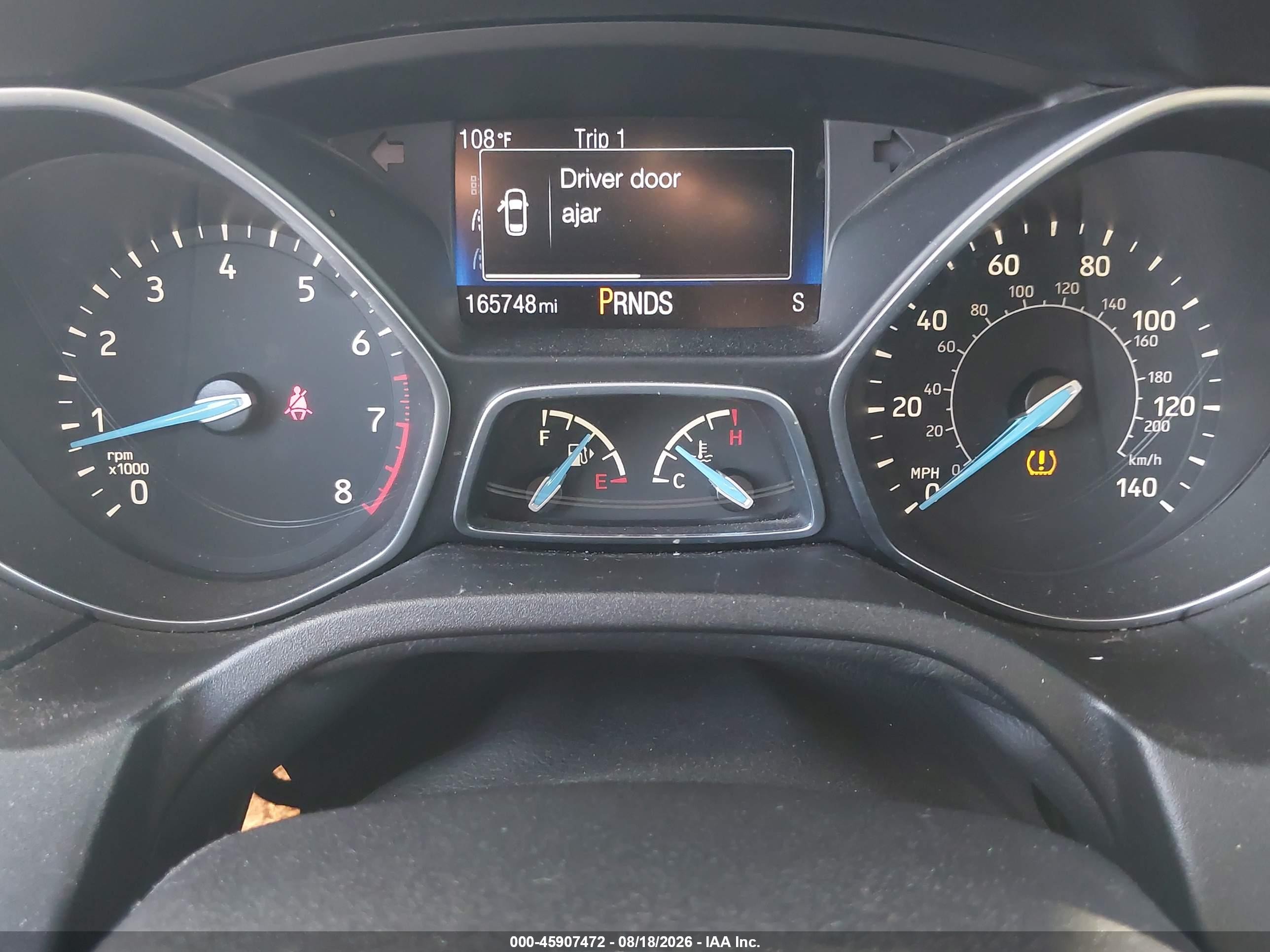 2015 Ford Focus Se Красный vin: 1FADP3K20FL361688