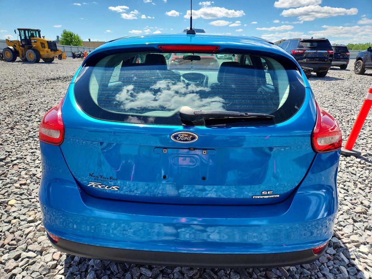 2015 Ford Focus Se Blue vin: 1FADP3K20FL369077