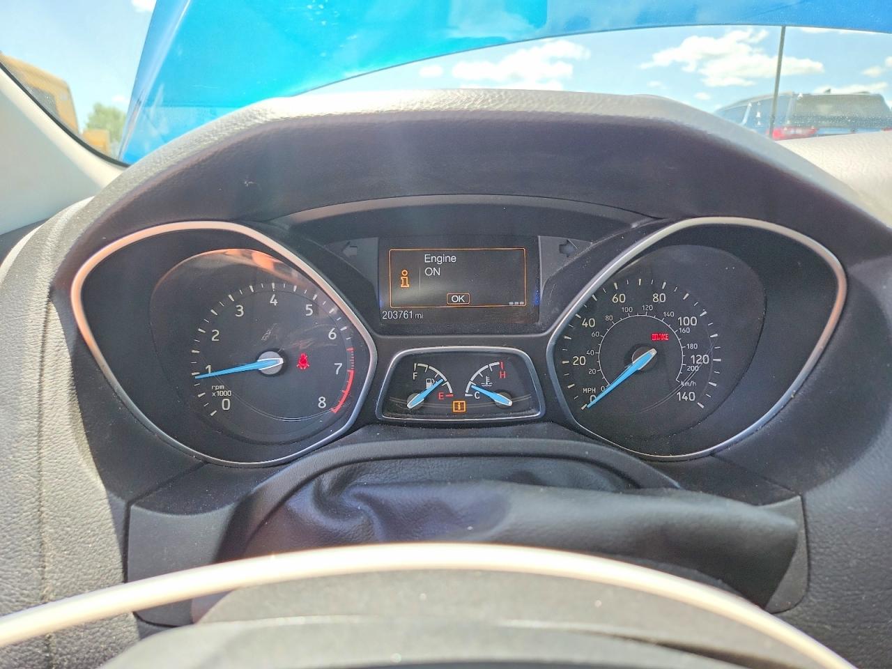 2015 Ford Focus Se Blue vin: 1FADP3K20FL369077