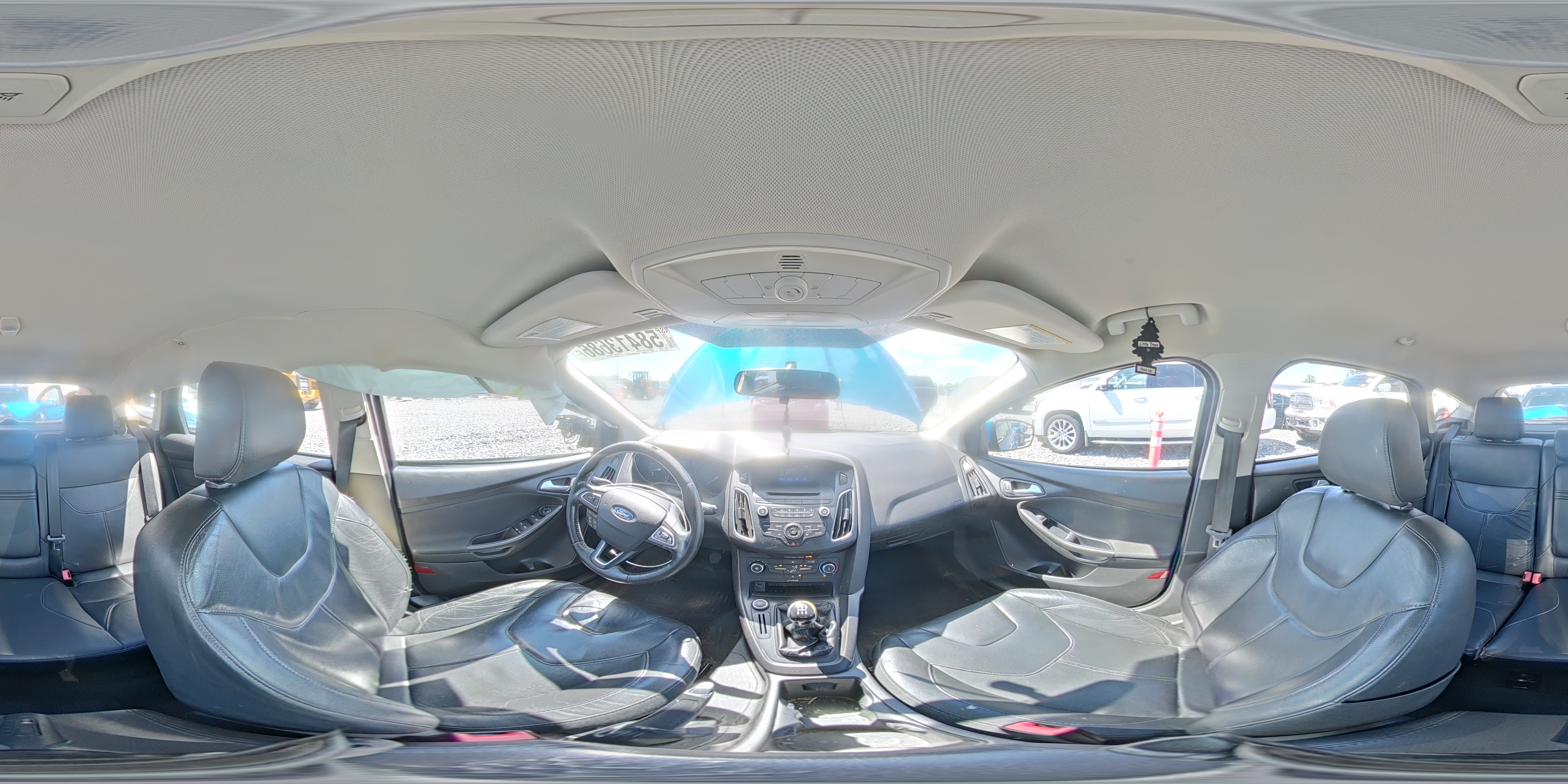 2015 Ford Focus Se Blue vin: 1FADP3K20FL369077