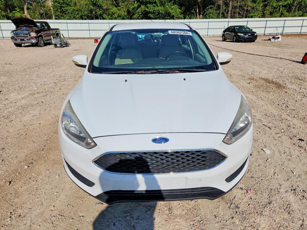 2015 Ford Focus Se White vin: 1FADP3K20FL384209