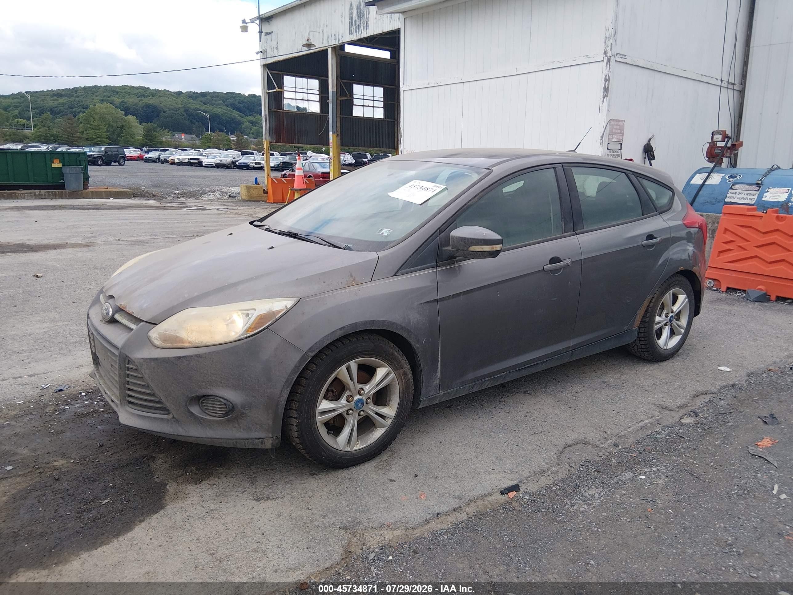 2013 Ford Focus Se Gray vin: 1FADP3K21DL146298