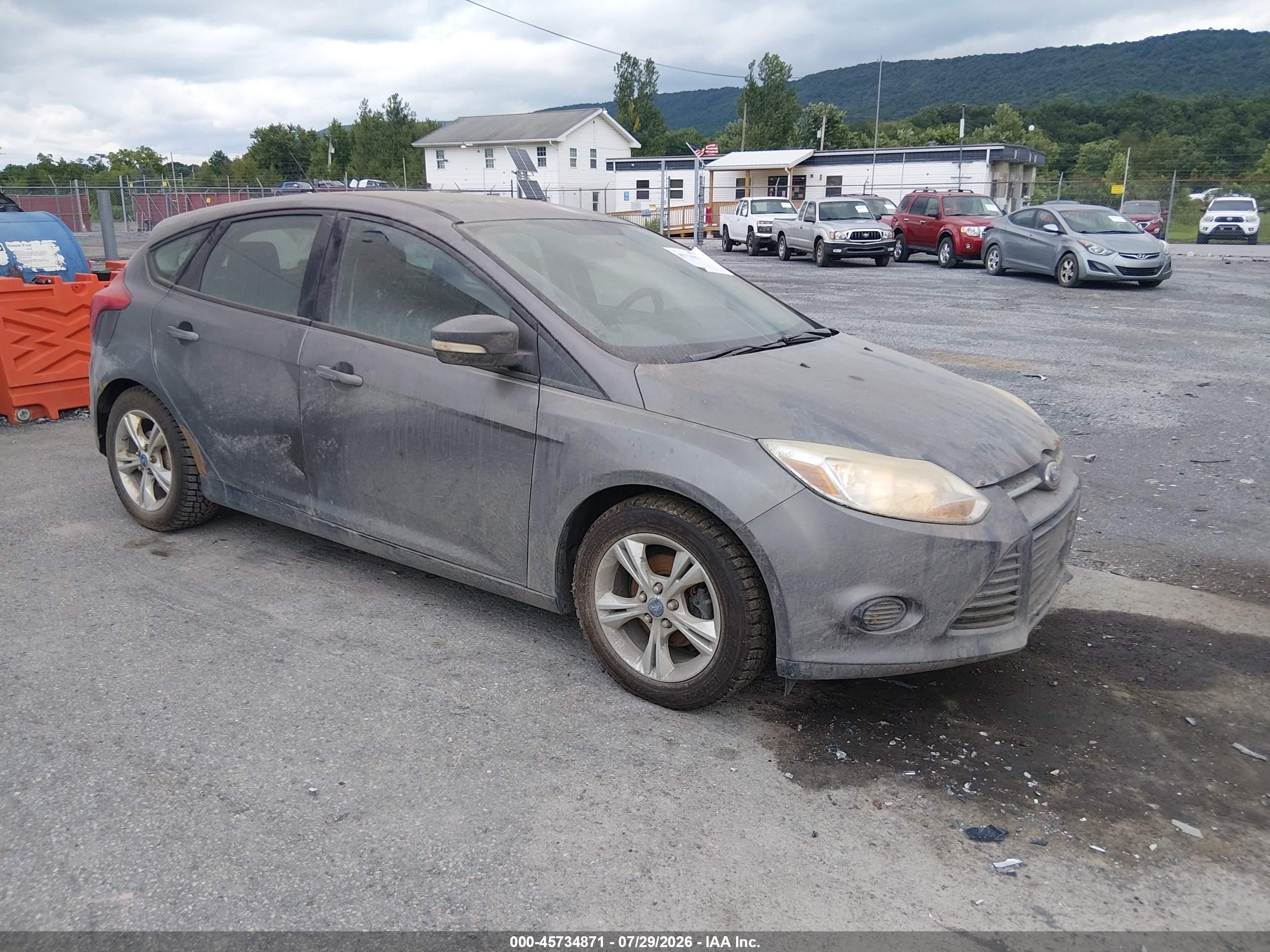 2013 Ford Focus Se Gray vin: 1FADP3K21DL146298