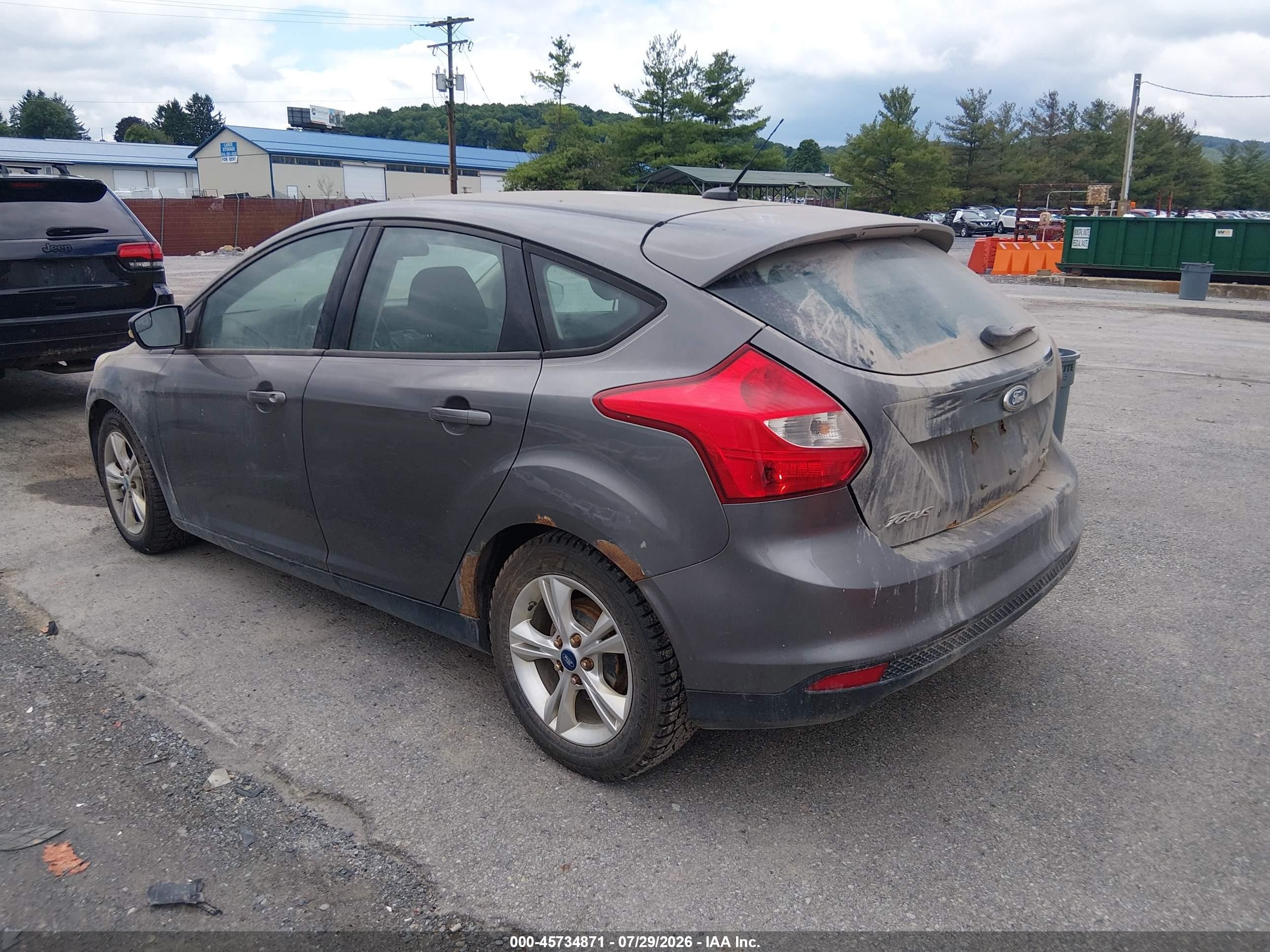 2013 Ford Focus Se Gray vin: 1FADP3K21DL146298