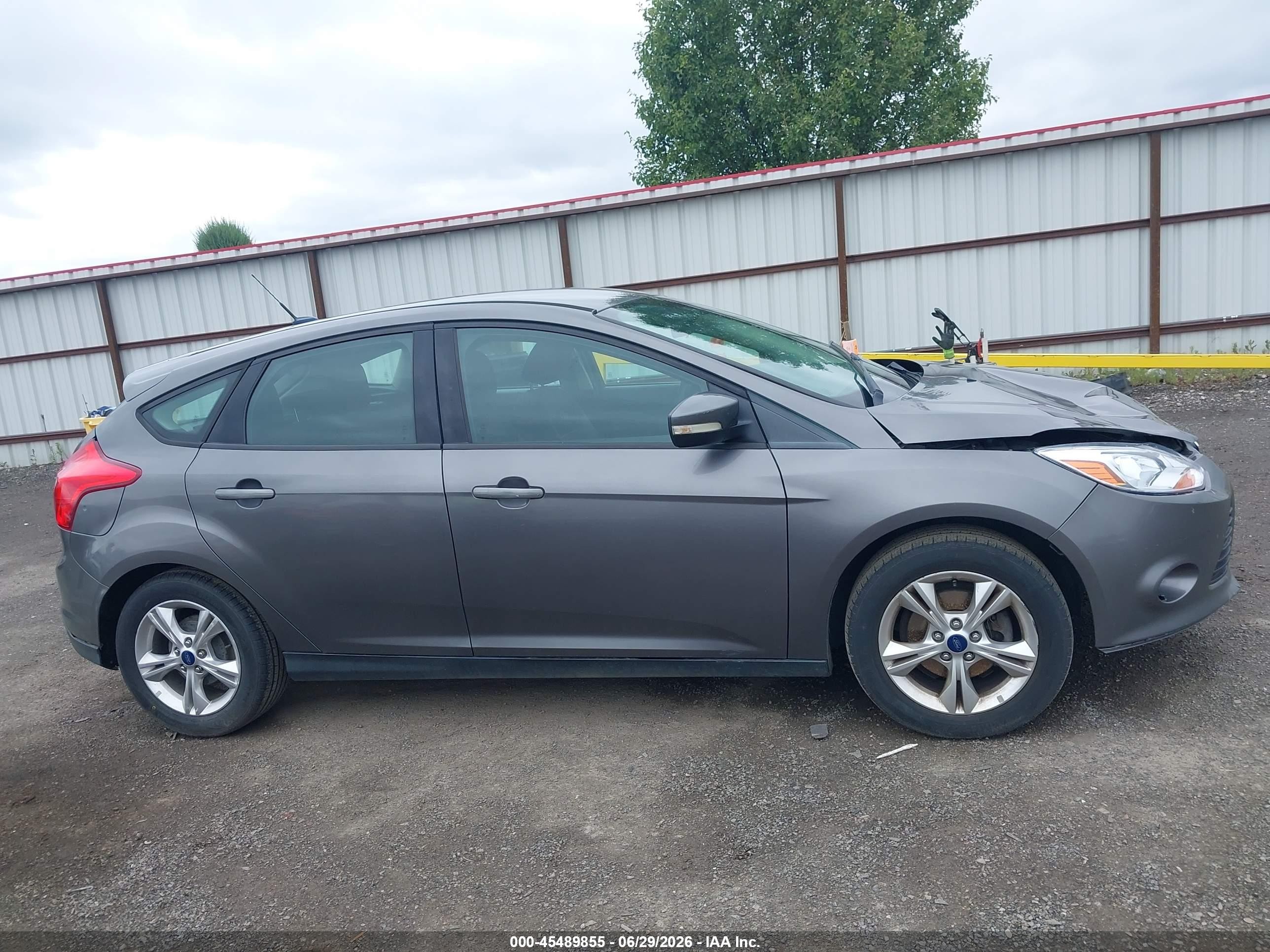 2013 Ford Focus Se Gray vin: 1FADP3K21DL184355