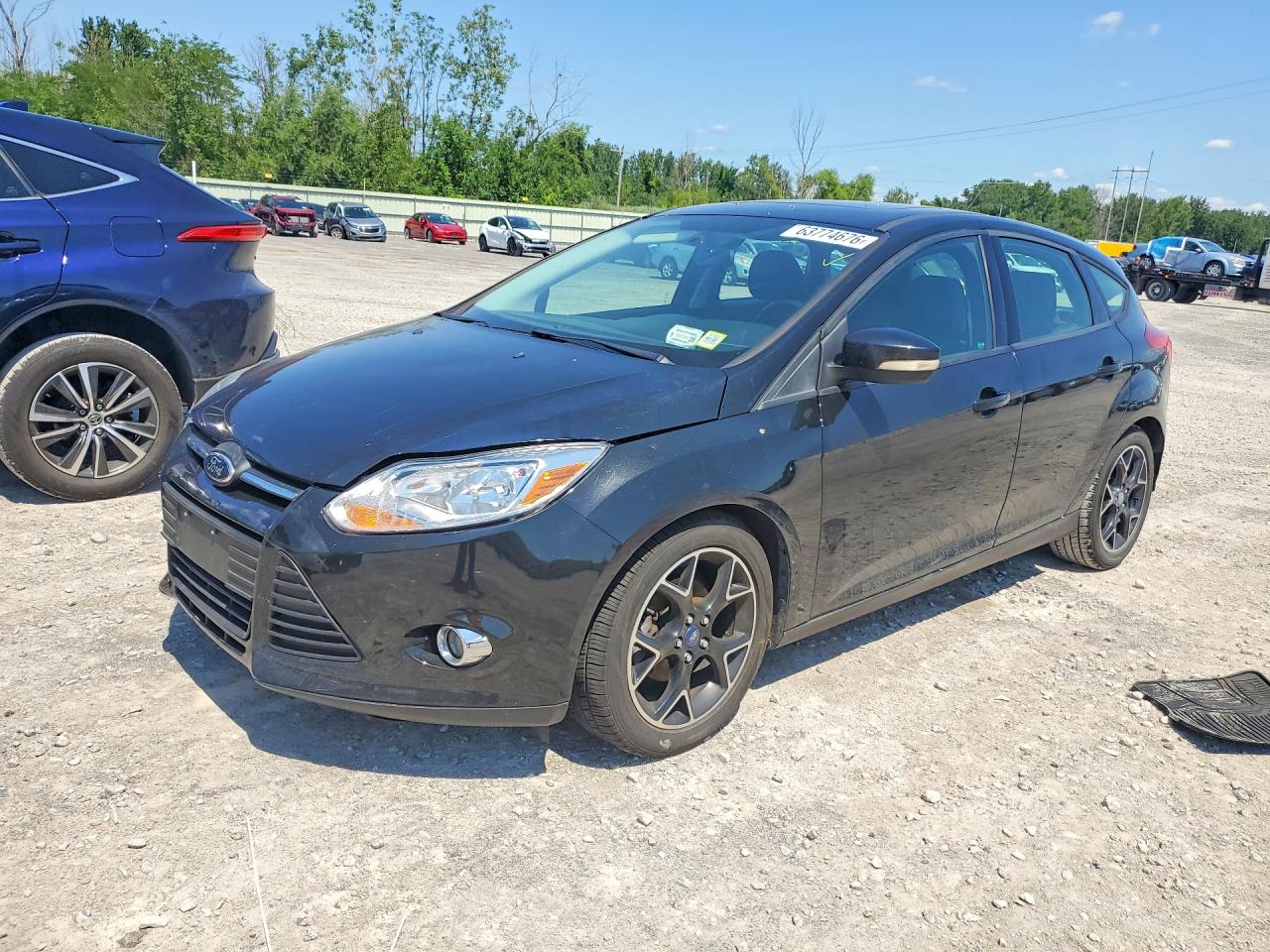 2013 Ford Focus Se Black vin: 1FADP3K21DL208038