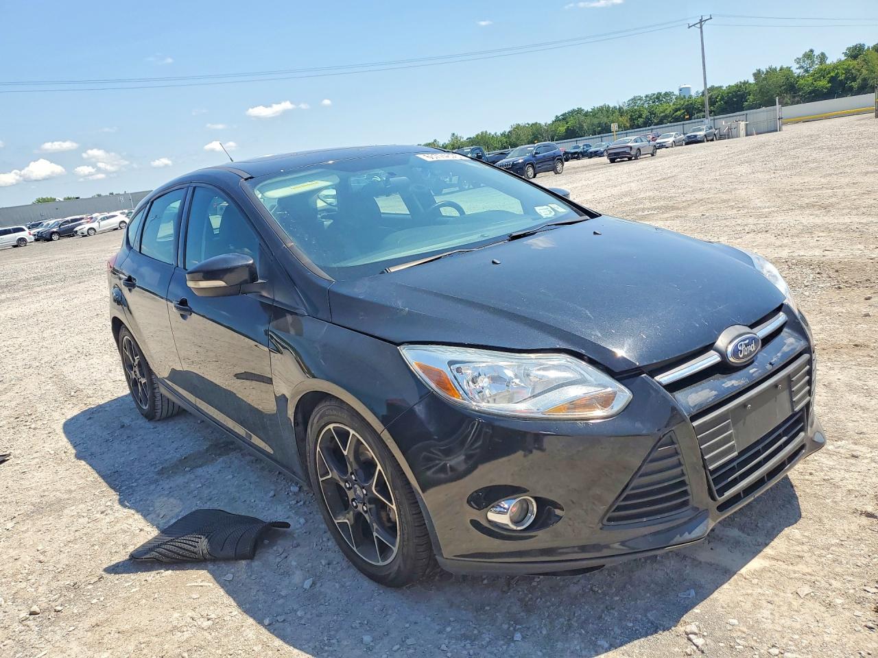 2013 Ford Focus Se Black vin: 1FADP3K21DL208038