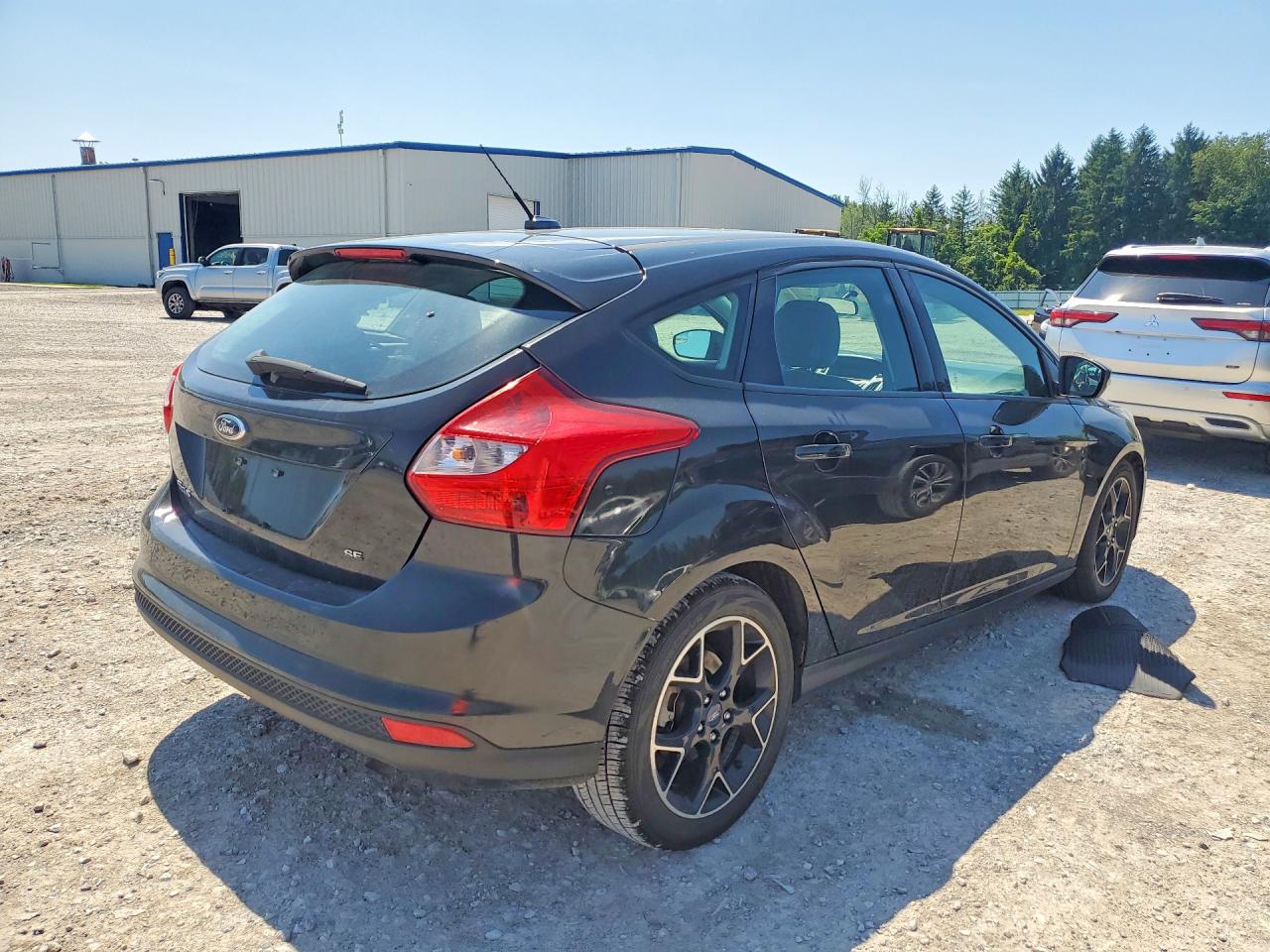 2013 Ford Focus Se Black vin: 1FADP3K21DL208038