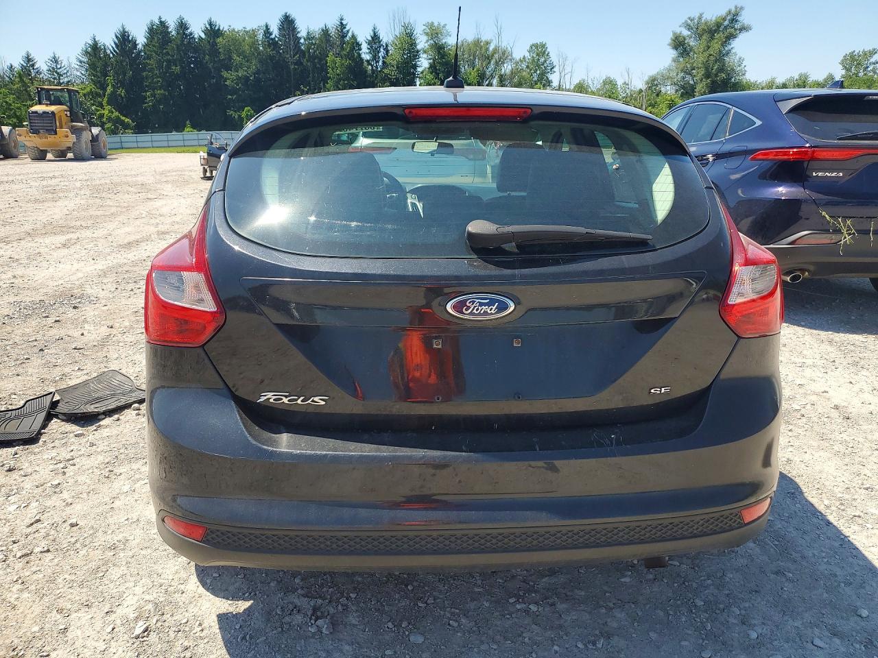 2013 Ford Focus Se Black vin: 1FADP3K21DL208038
